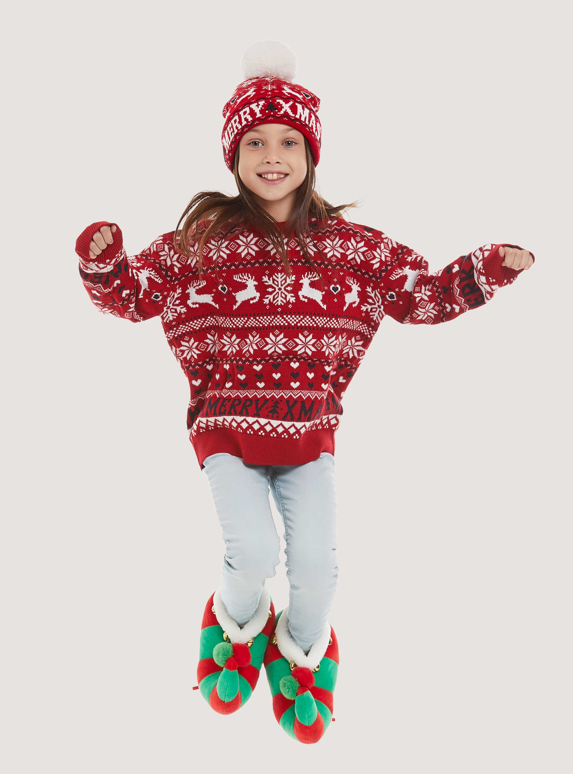 Mini Me Christmas Collection Pullover, RD2 RED MEDIUM