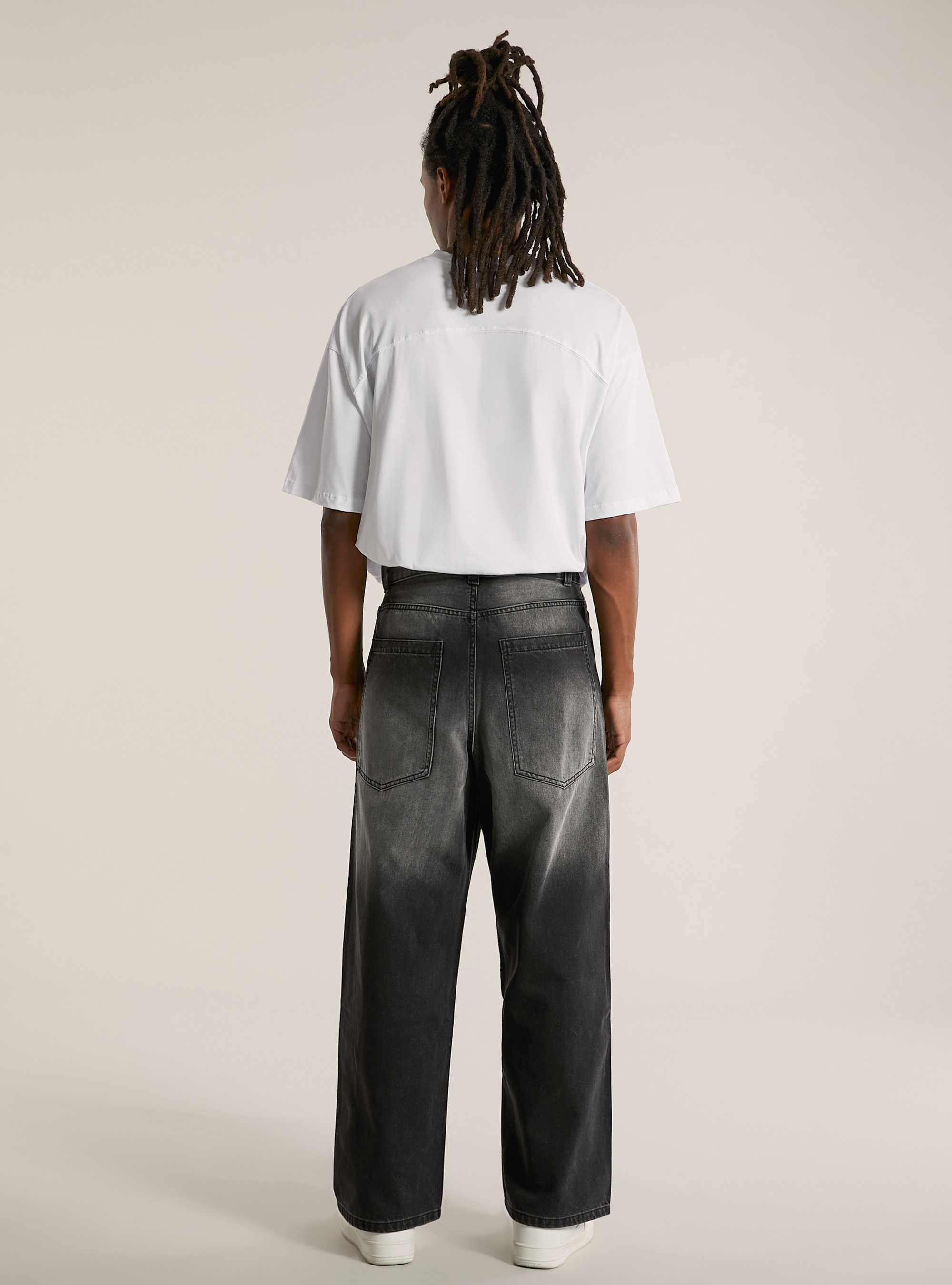 Jean super baggy, D000 BLACK