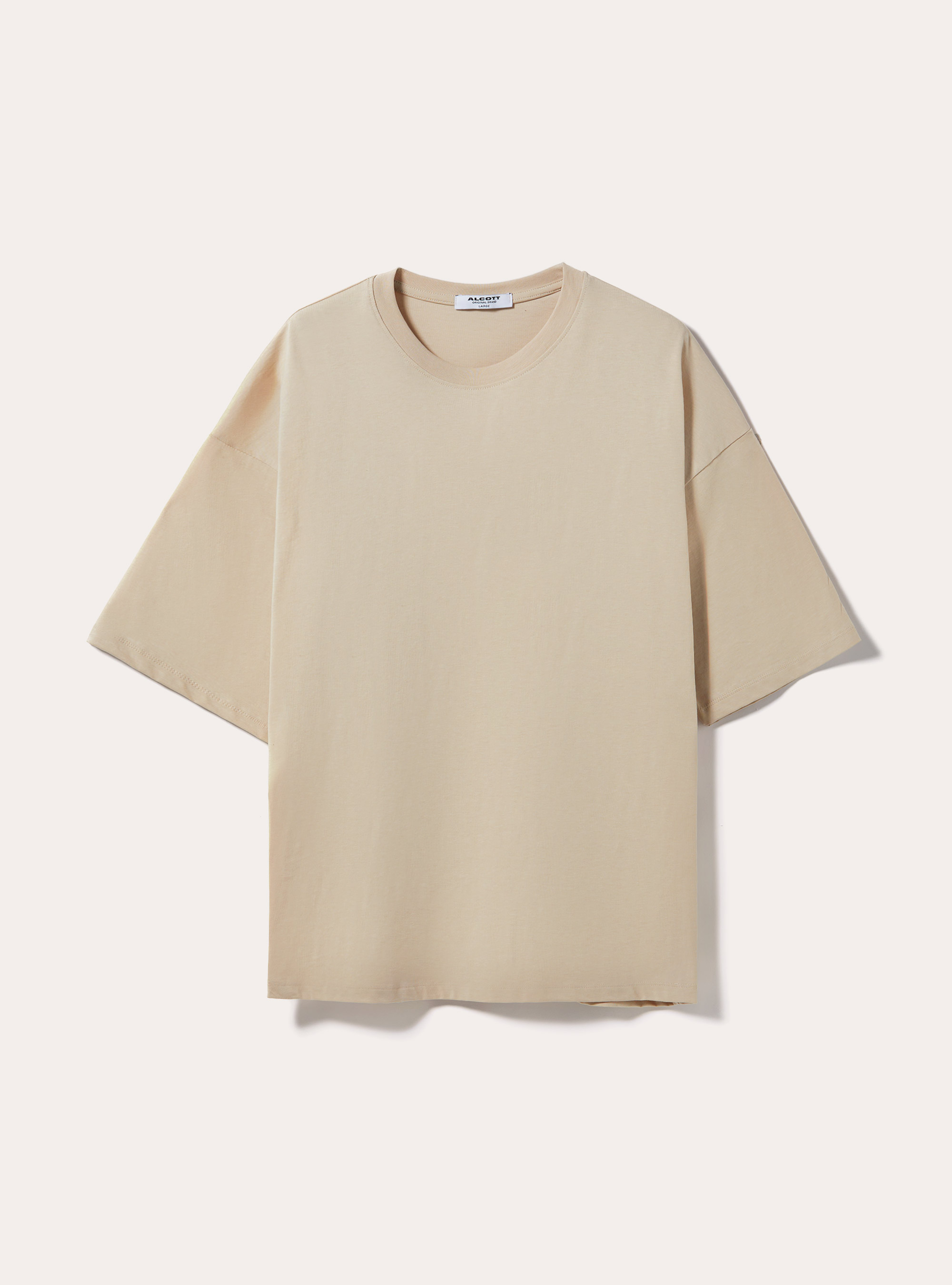 Tee-shirt à la coupe large, BG3 BEIGE LIGHT