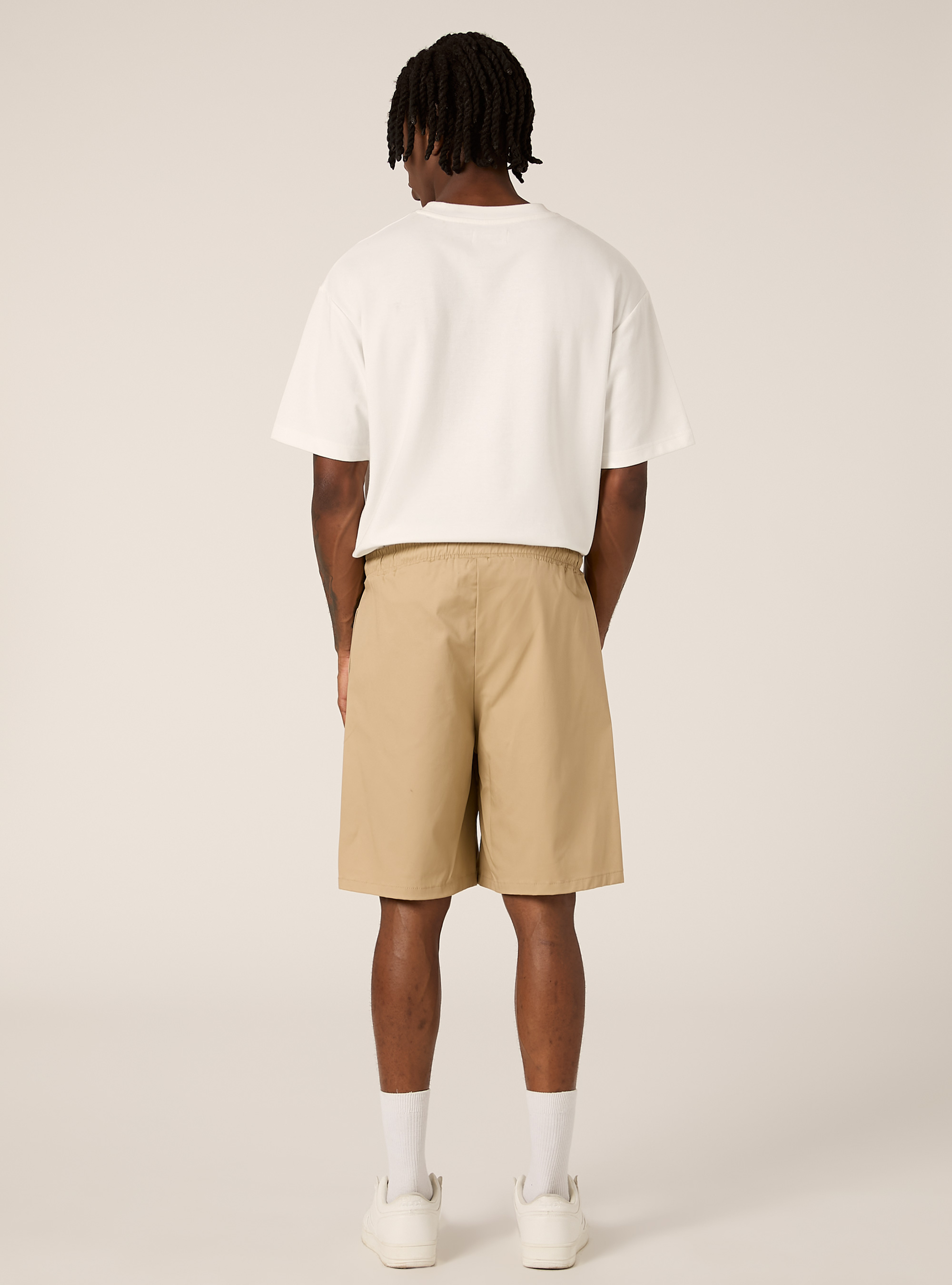 Bermuda cargo en coton, BG2 BEIGE MEDIUM