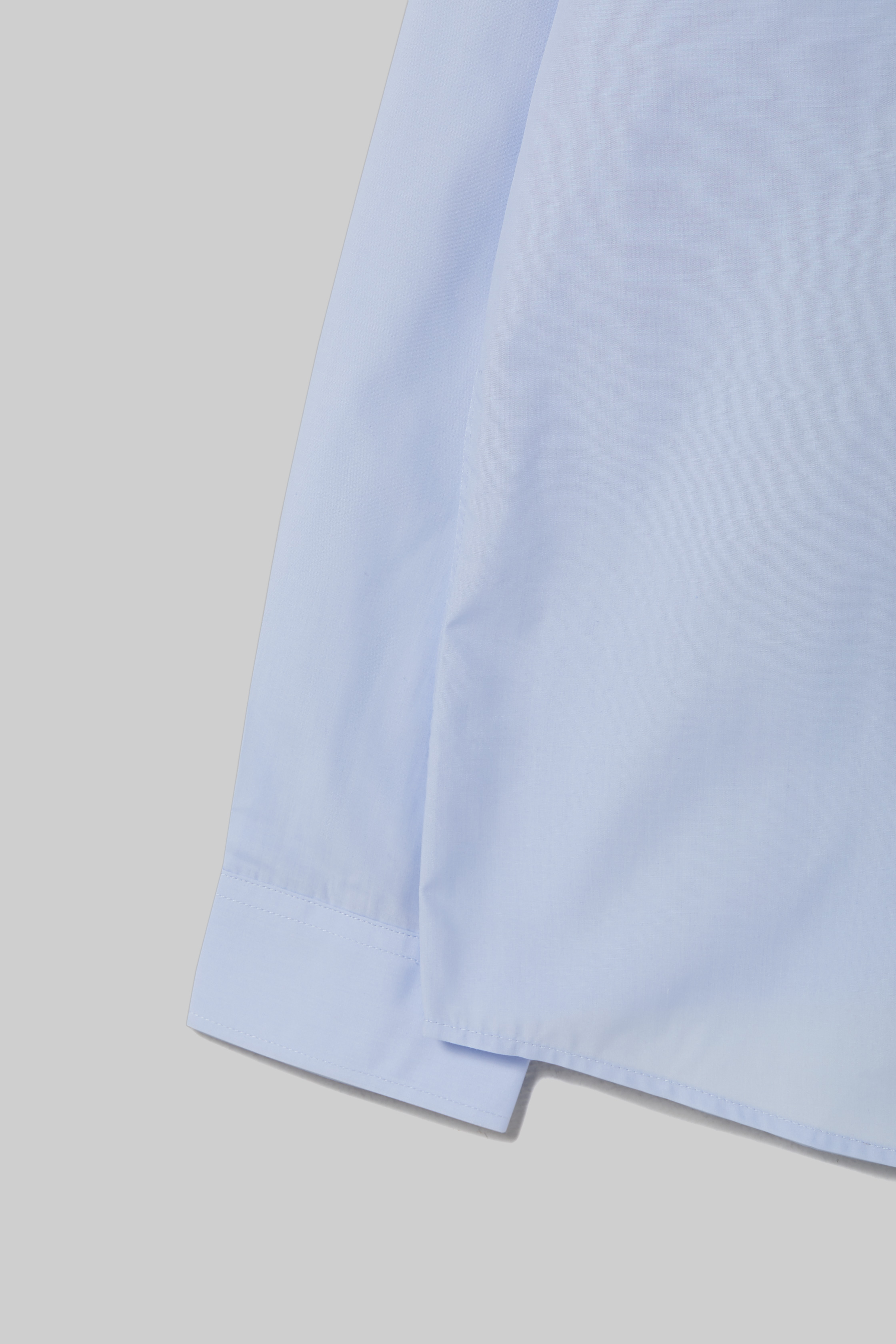 Plain-coloured long-sleeved shirt, AZ1 AZURE DARK