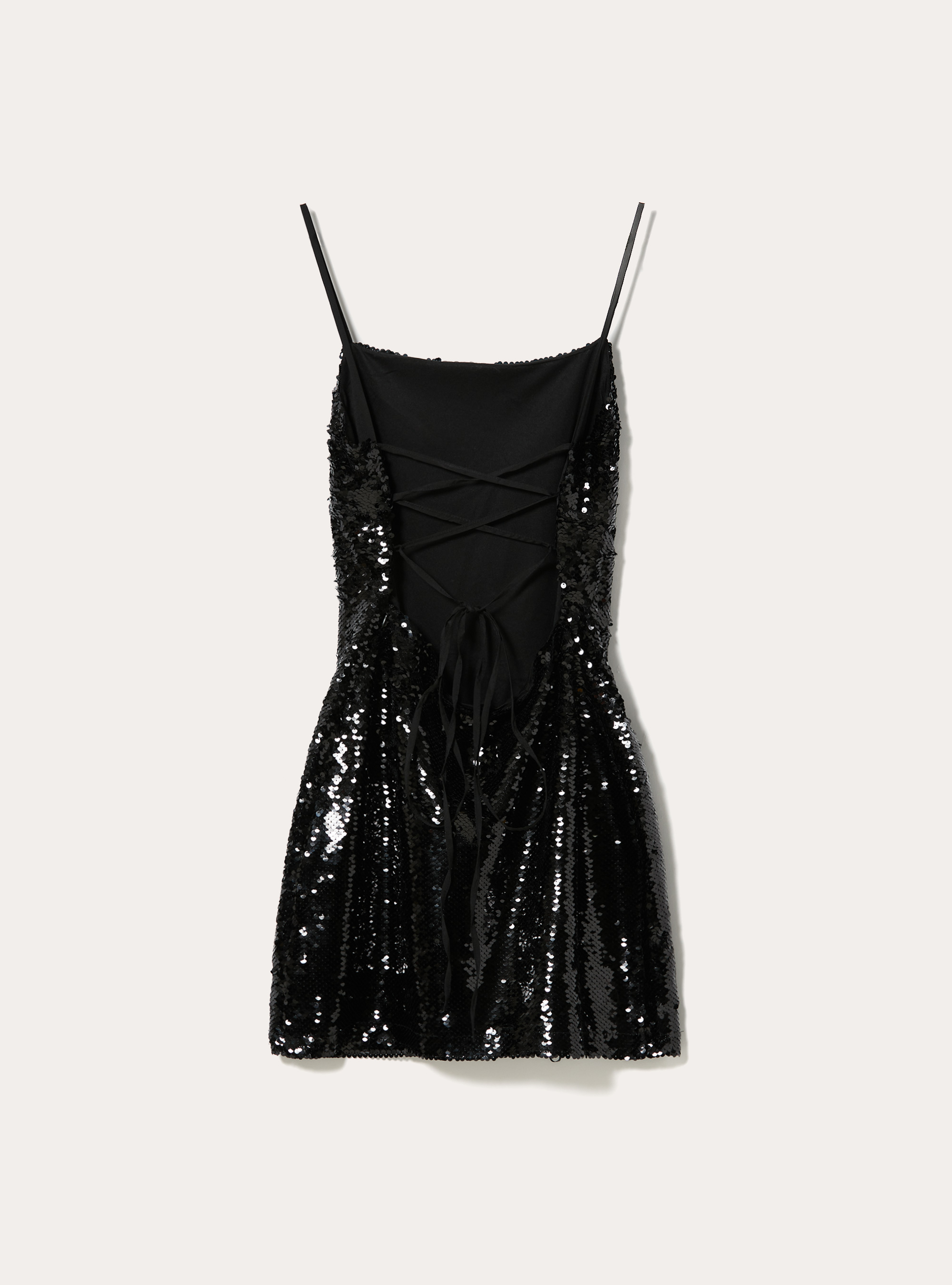 Abito in paillettes, BK1 BLACK