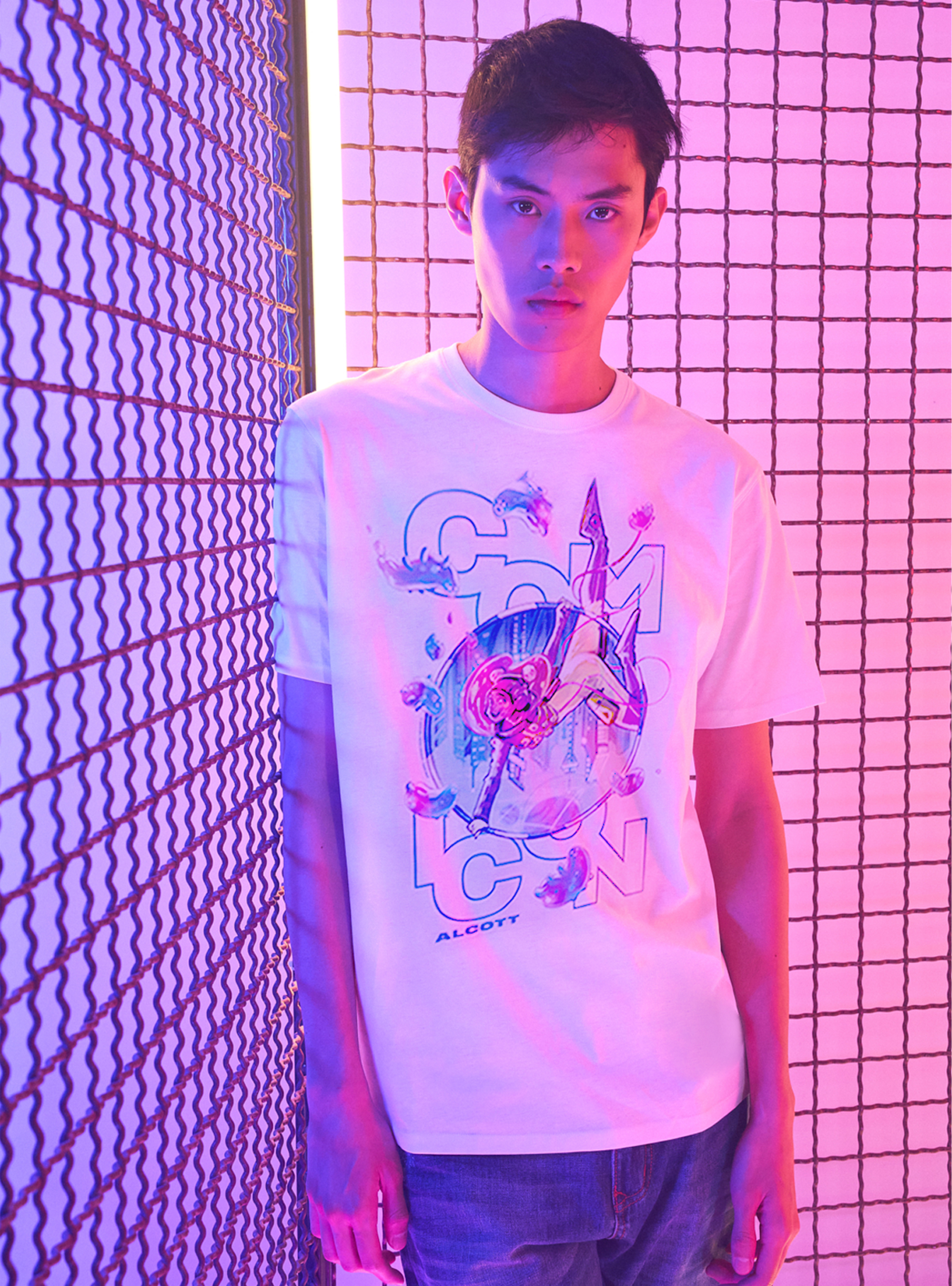 Official T-shirt Alcott x Comicon, SA2 SAND MEDIUM