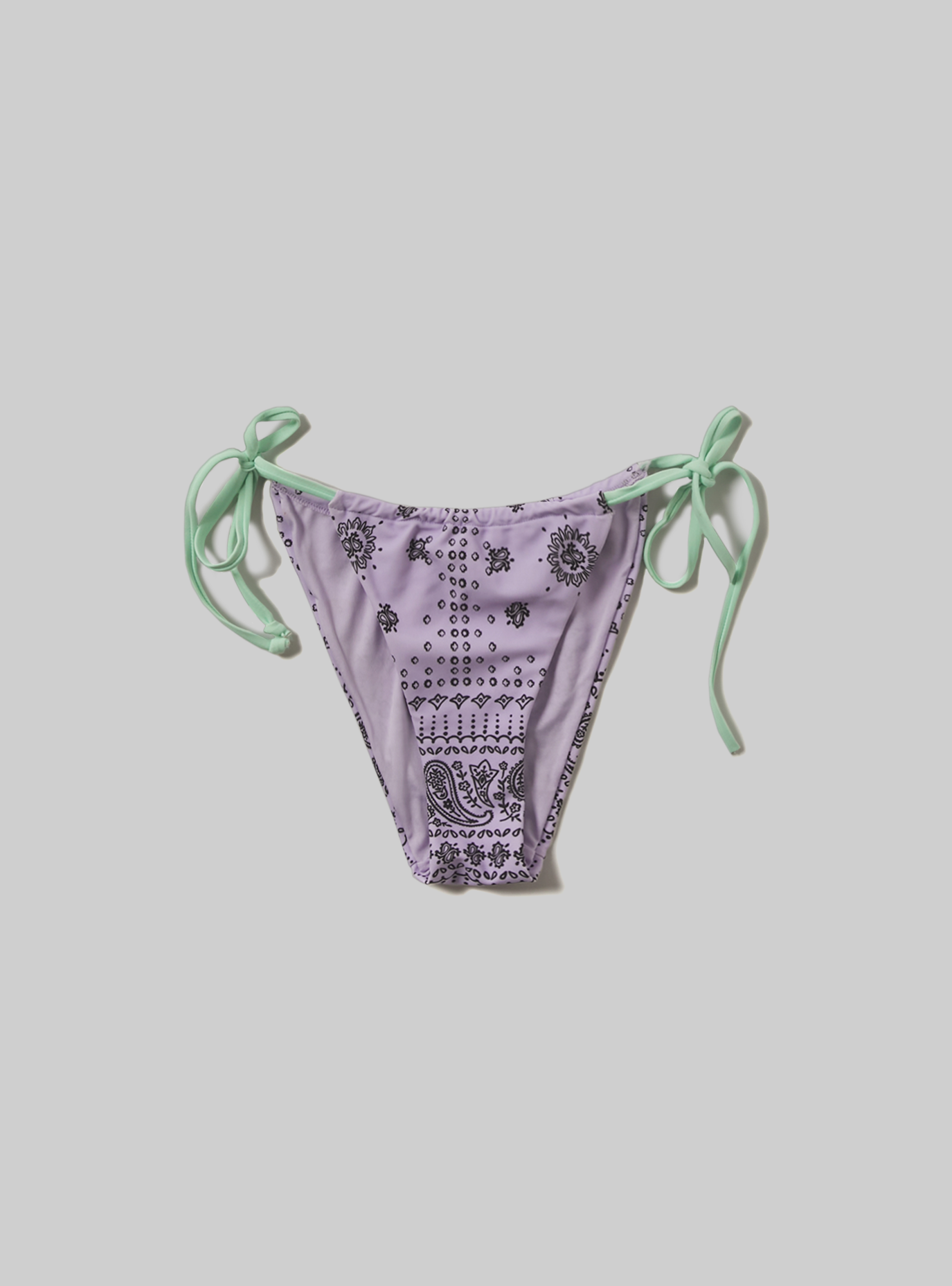 Ribbed briefs in recycled fabric, MULTICOLOR