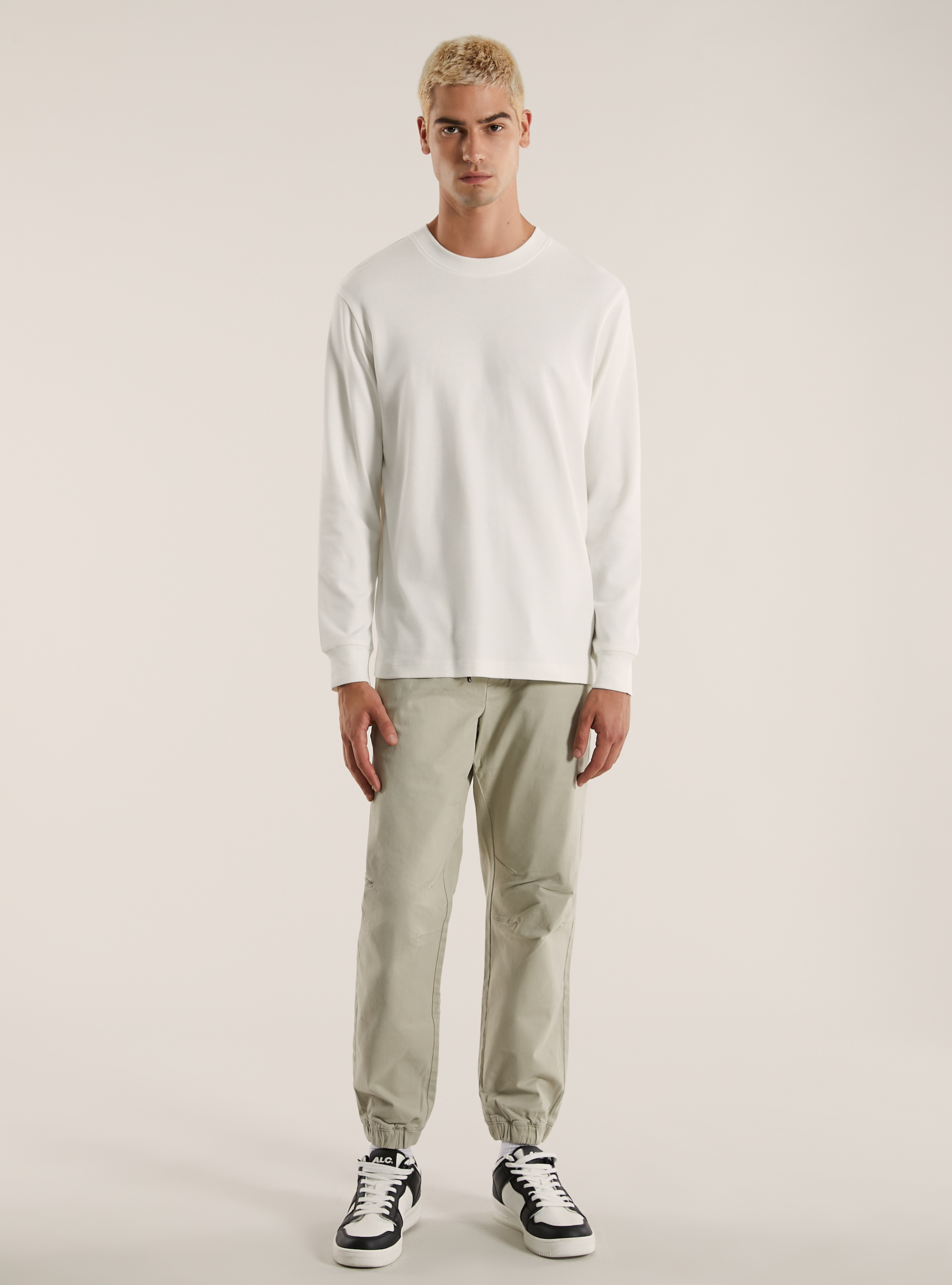 Maglia girocollo, WH2 WHITE