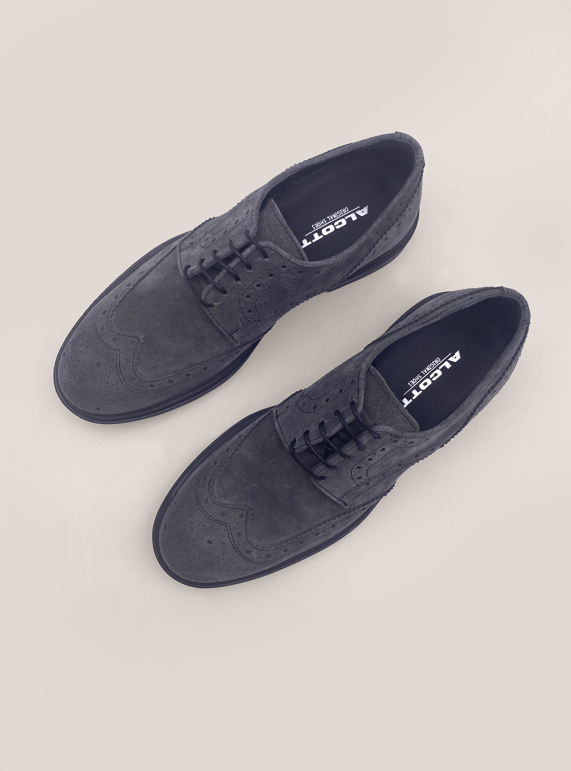 Scarpa derby in vera pelle, C167 GREY