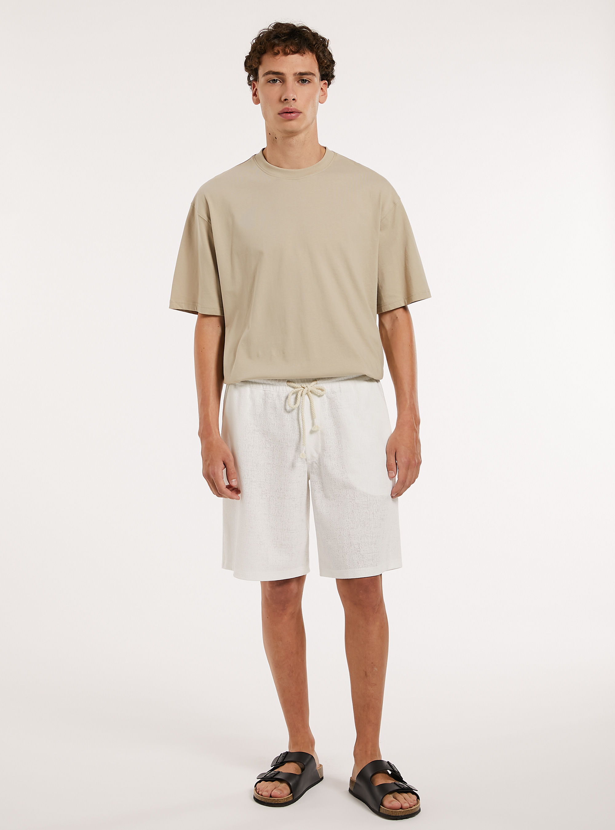 Bermuda testurizzato, WH2 WHITE