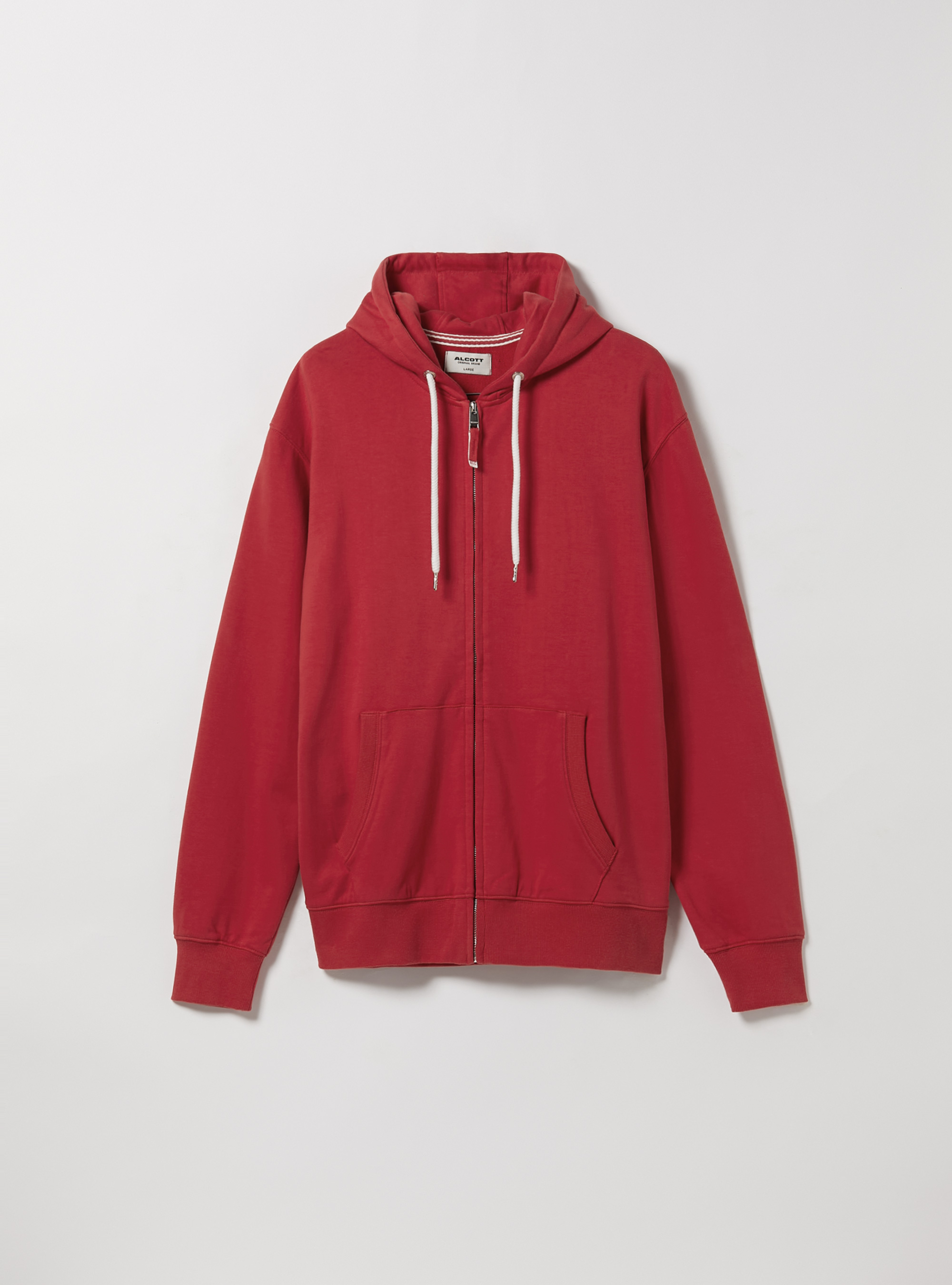 【BAON】[unisex] Ken-i string fleece over hood zip-up Wholesale Cotton Unisex Fashion 400g Zipper Hoodie Jacket