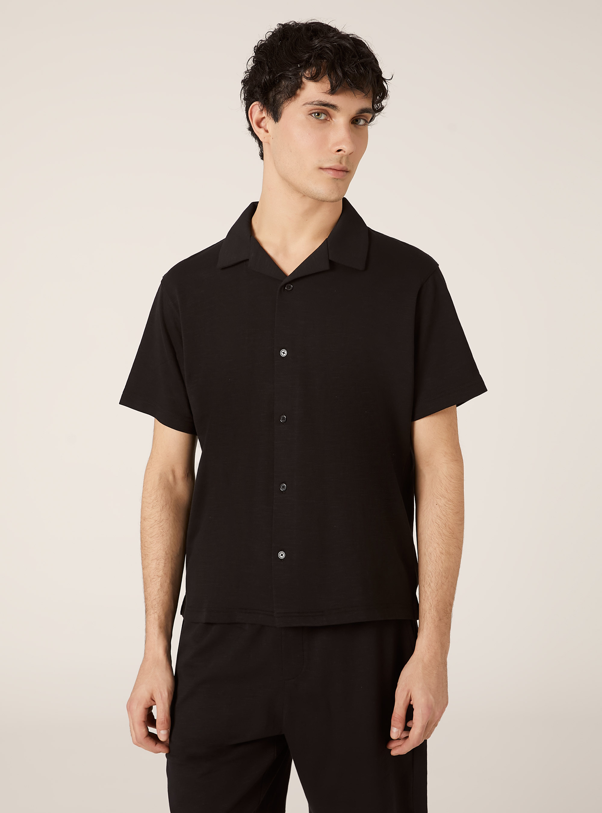 Chemise en jersey AIRes, BK1 BLACK