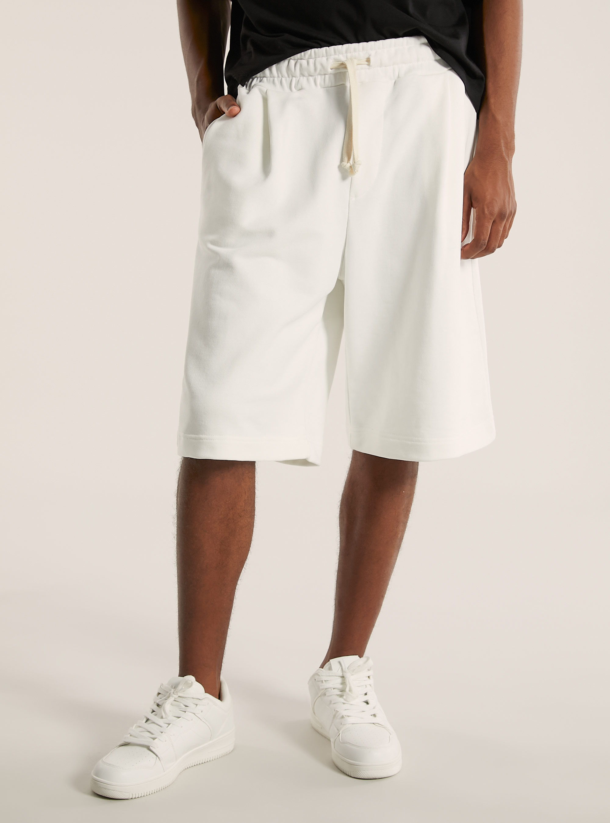 Bermuda baggy fit Genderless, WH2 WHITE