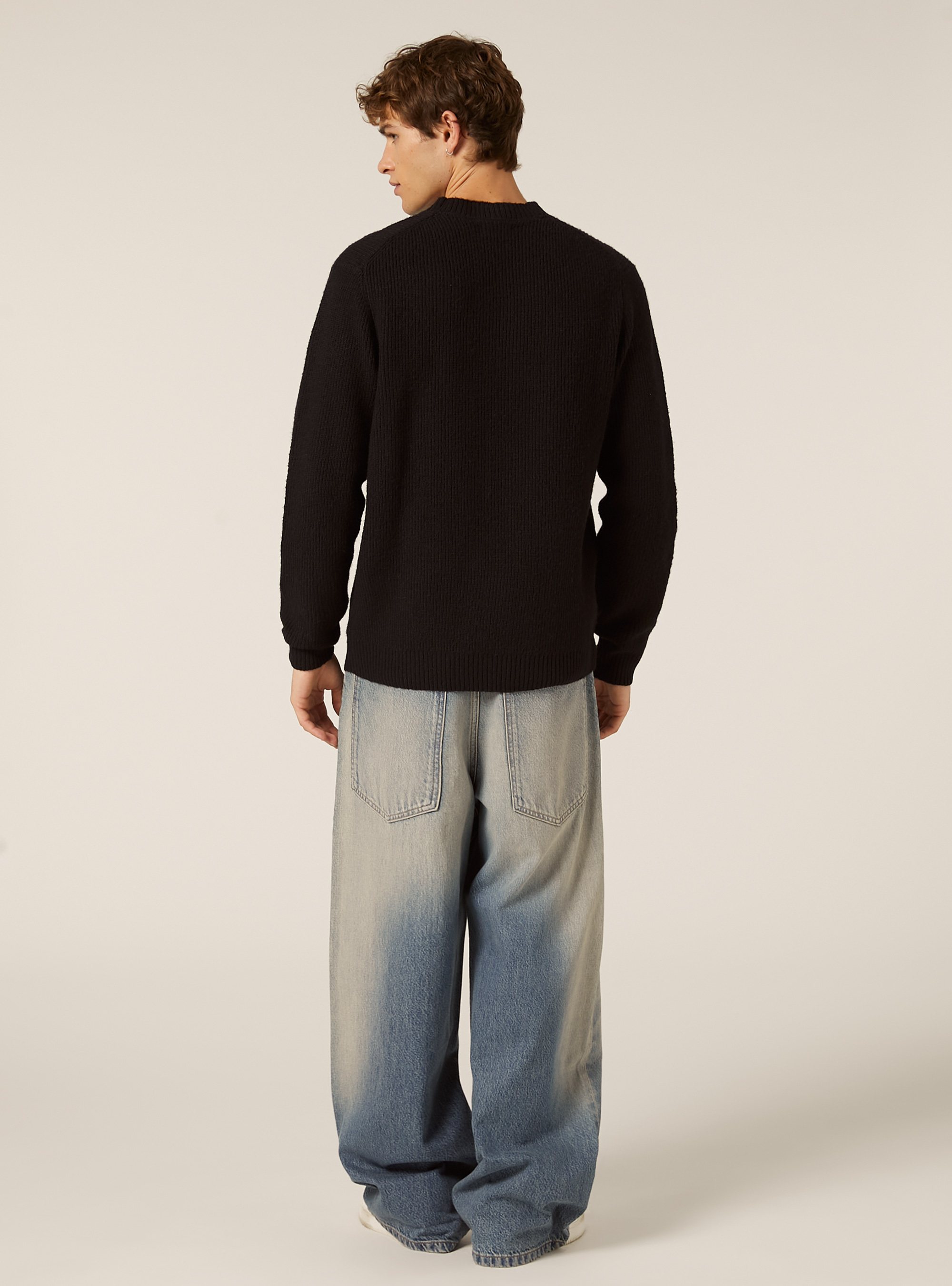 Jersey suave de canalé, NA1 NAVY DARK