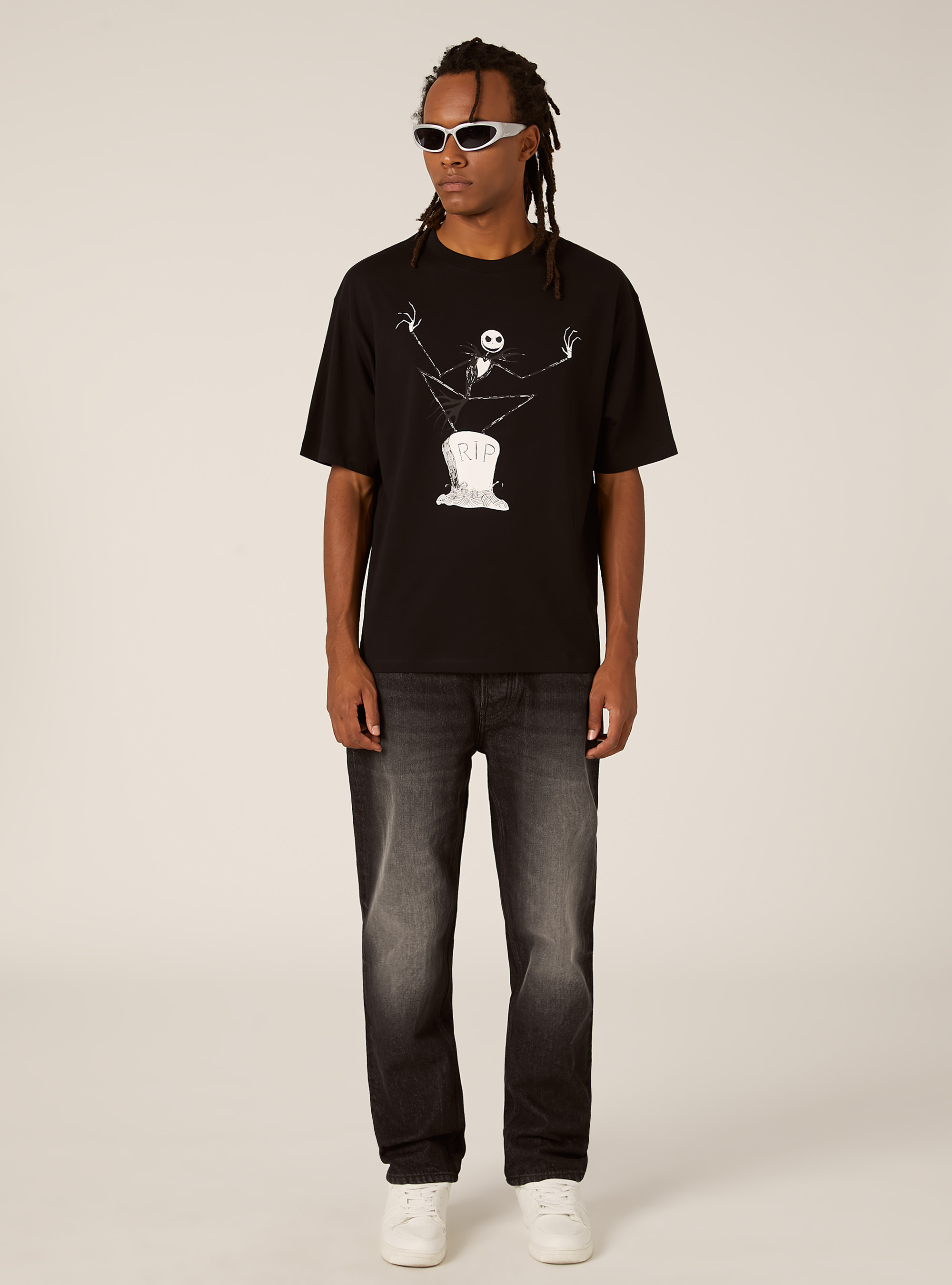 The Nightmare Before Christmas T-shirt / Alcott, BK1 BLACK