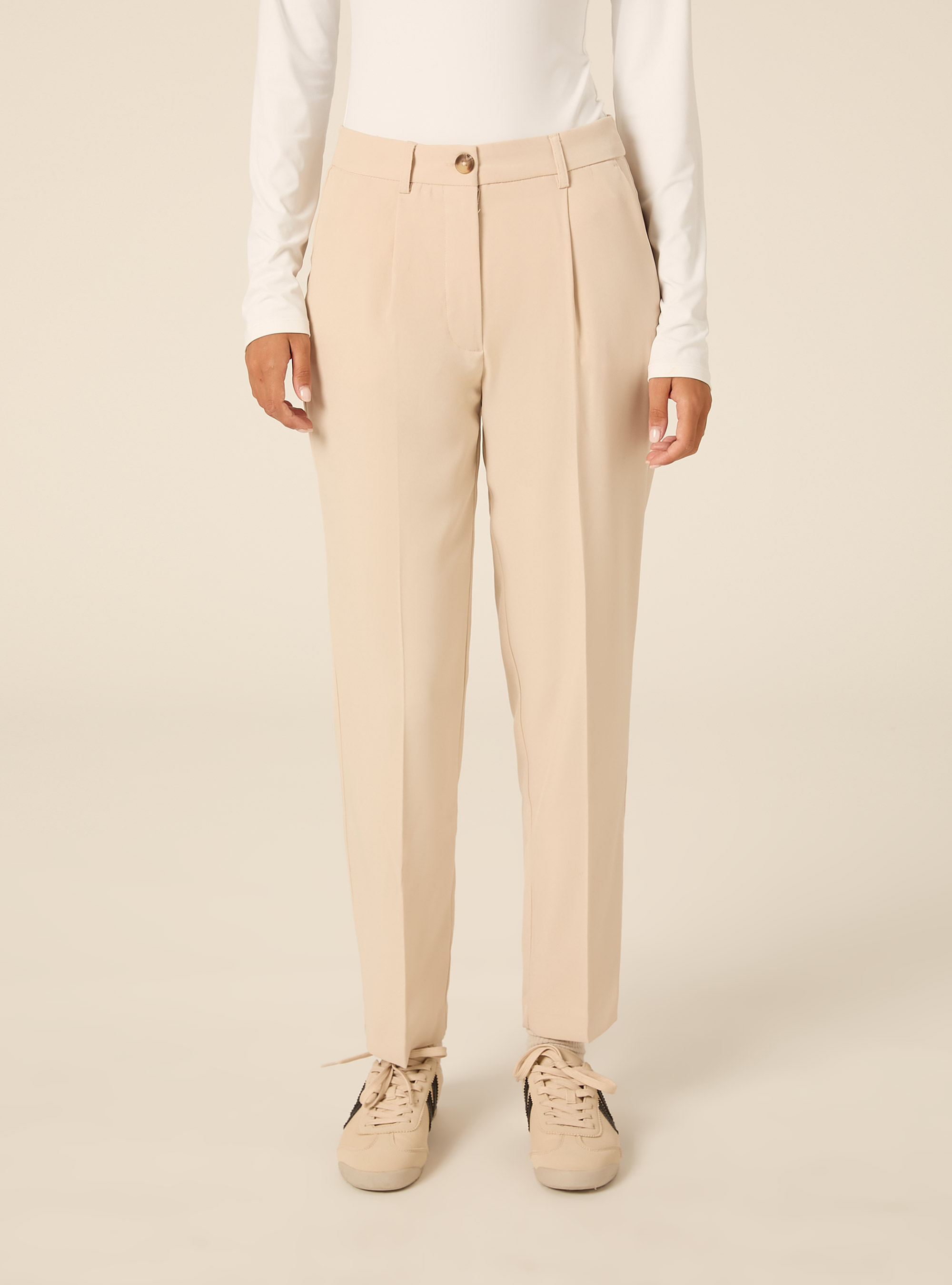 Pantaloni con pence, SA3 SAND LIGHT