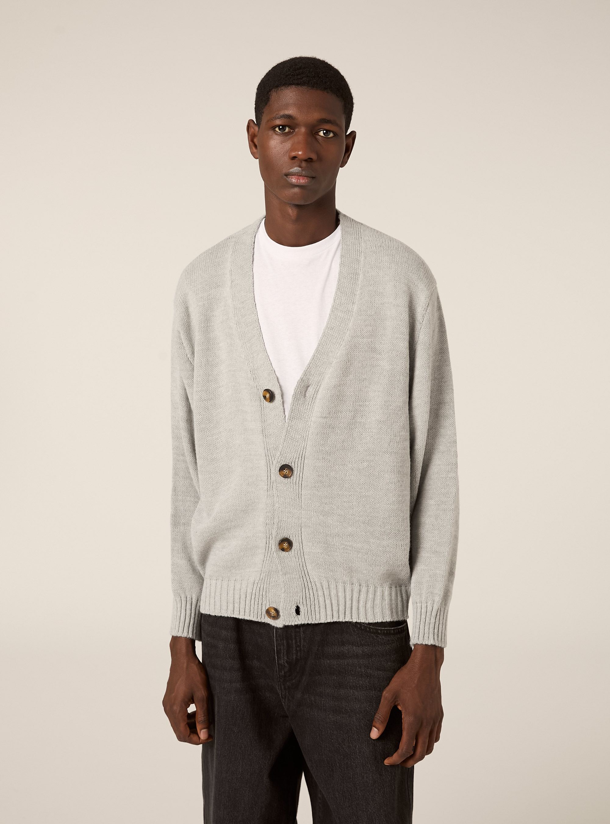 Cárdigan de punto, GY2 GREY MEDIUM