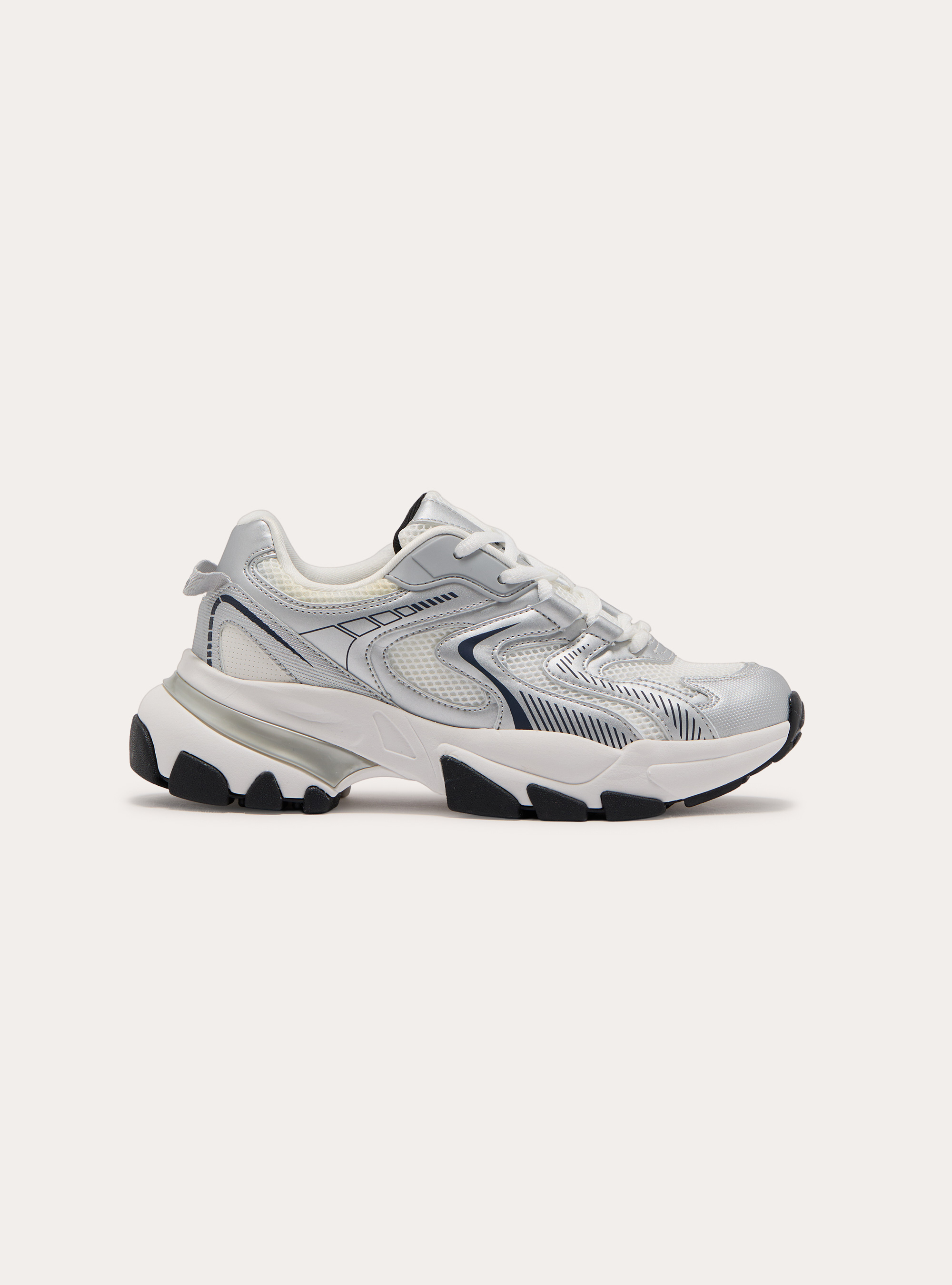 Sporty sneakers, SV2 SILVER MEDIUM