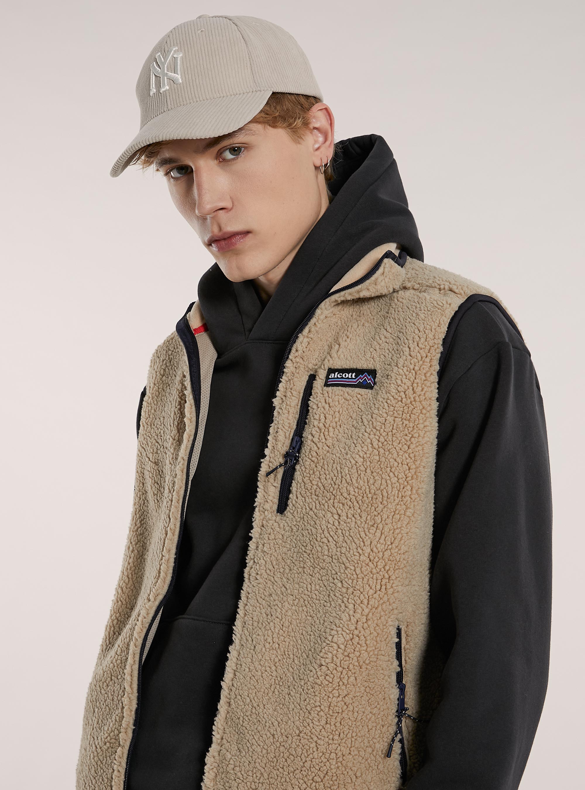 Manga Teddy con detalles en contraste, BG2 BEIGE MEDIUM