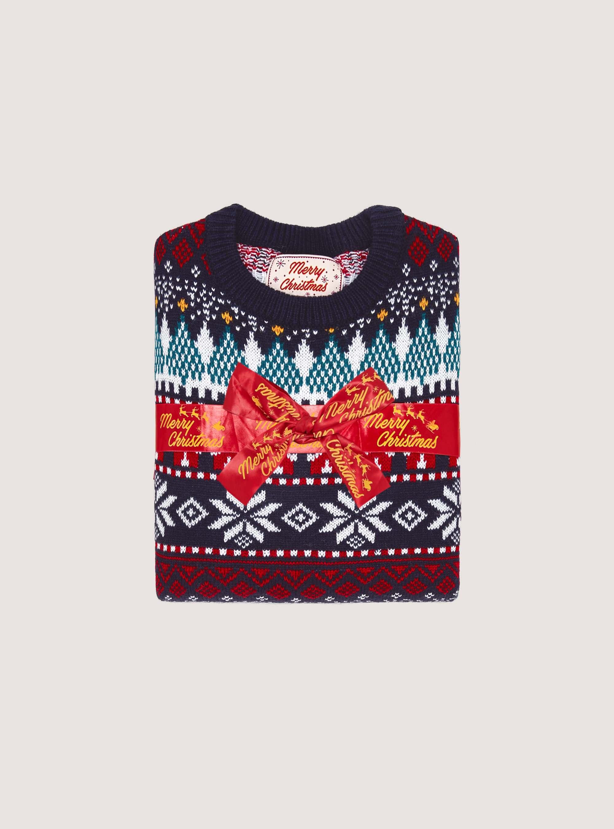 Christmas Family Collection pullover, NA1 NAVY DARK