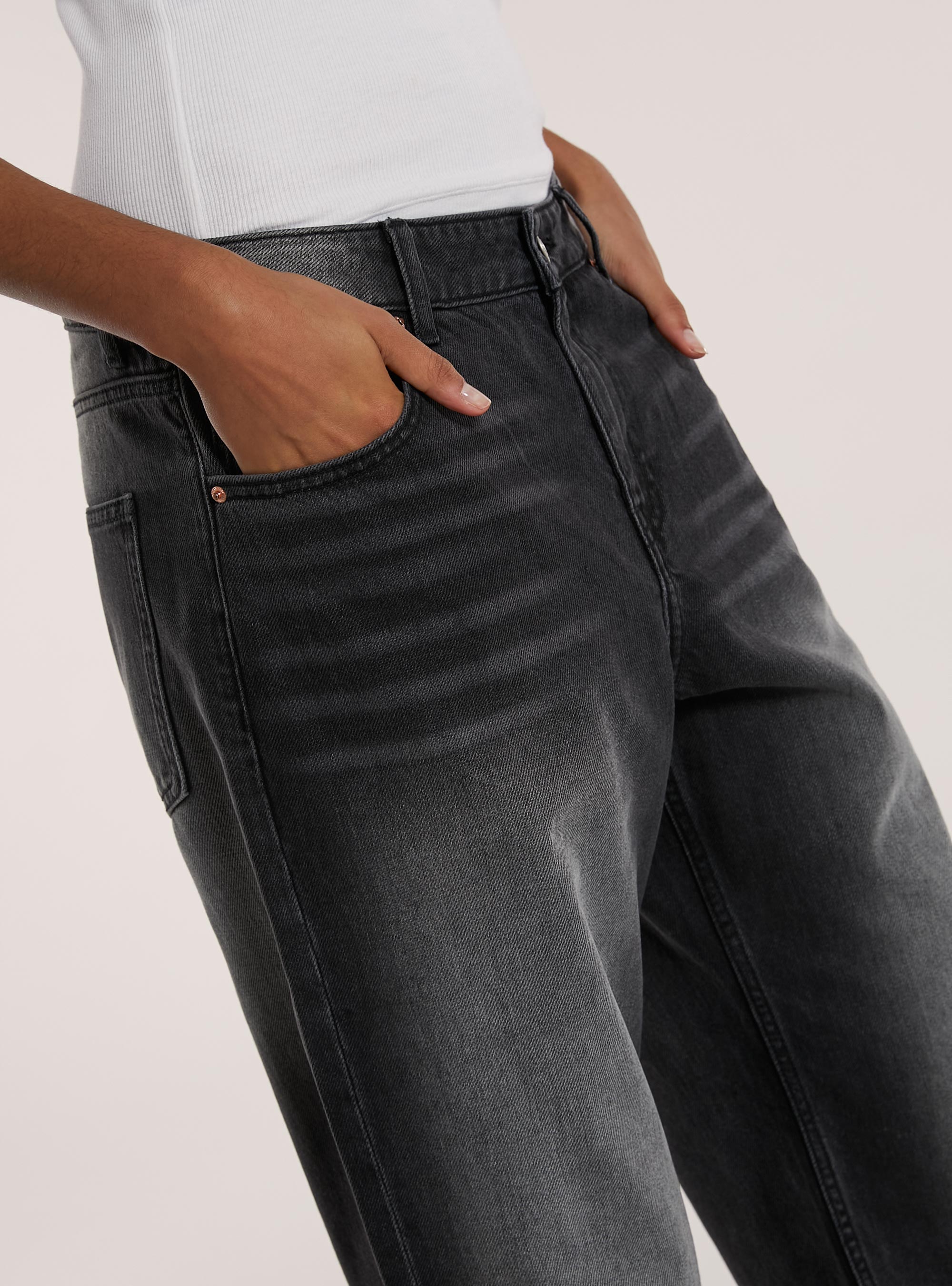 Baggy fit jeans, D000 BLACK