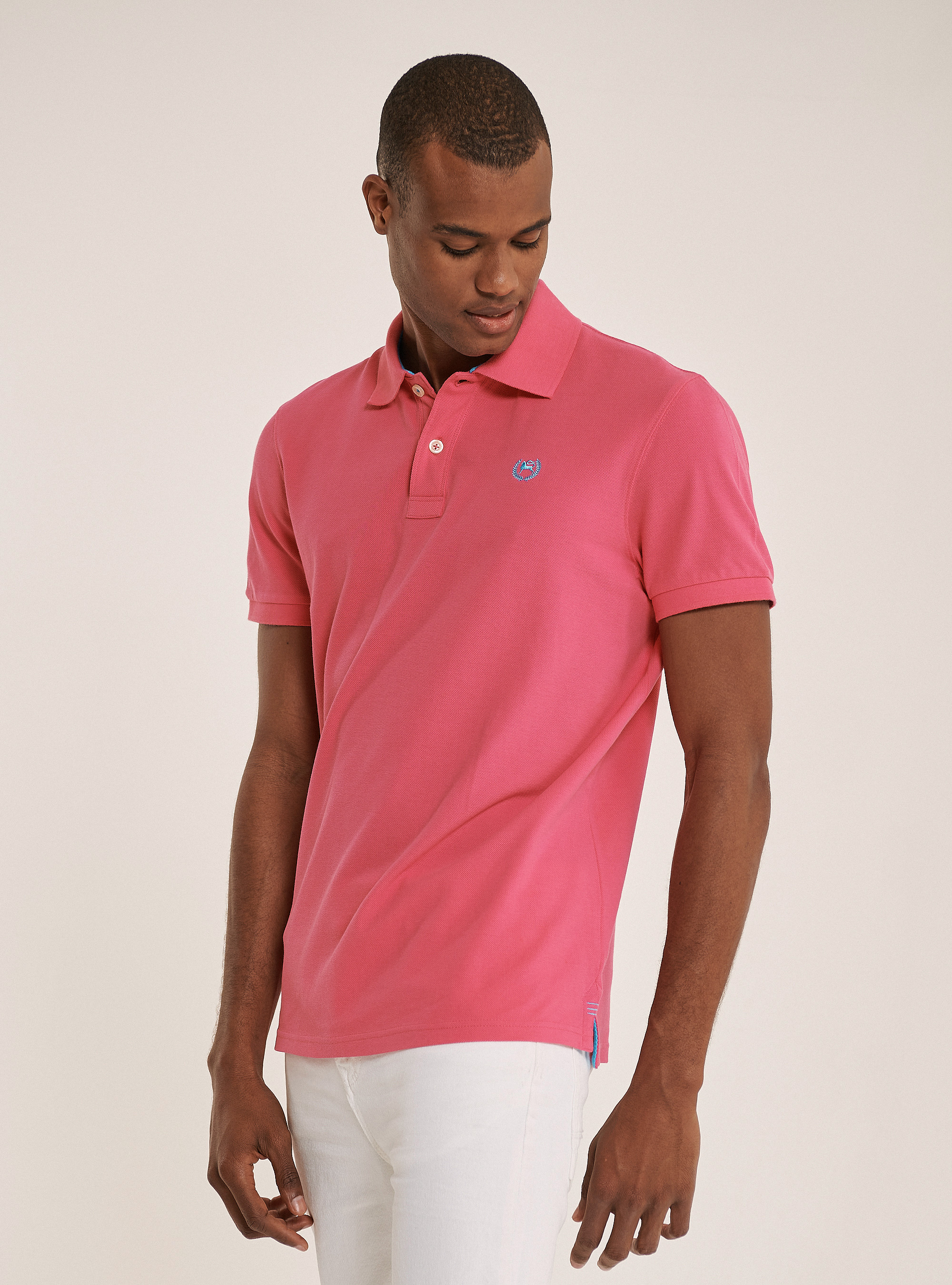 Cotton pique polo shirt