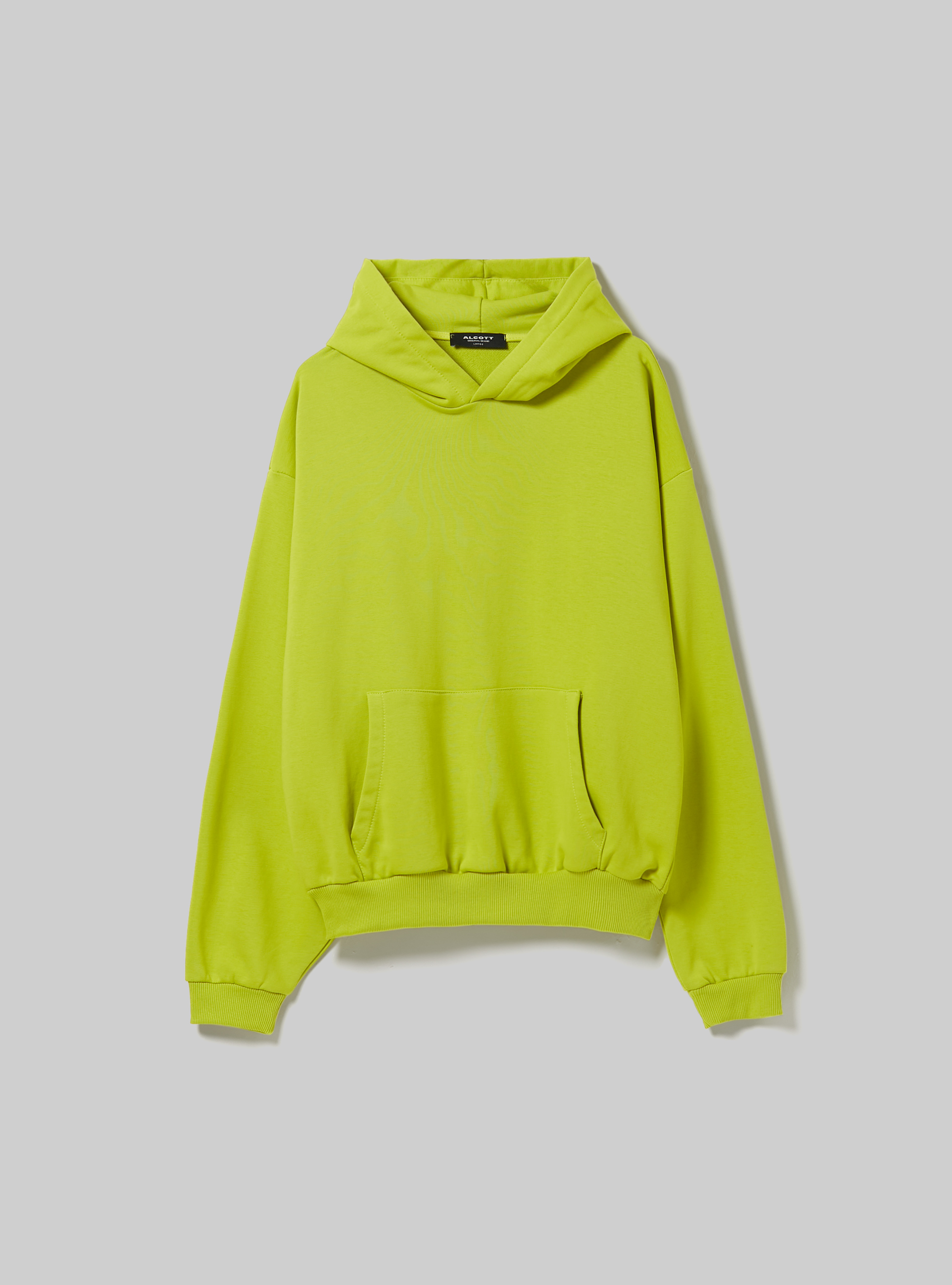 Felpa boxy fit con cappuccio, LI3 LIME LIGHT