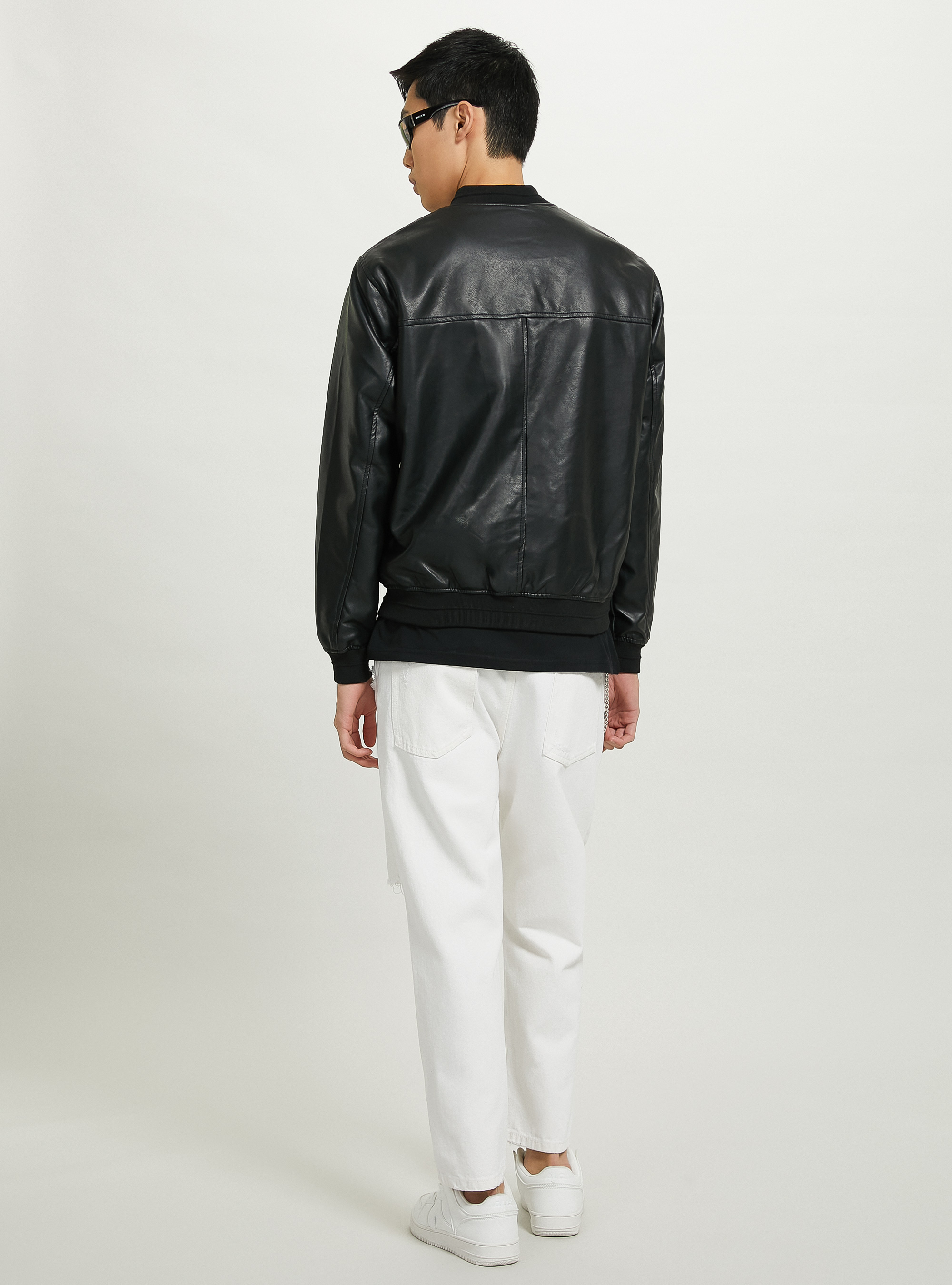 Eco Leather Bomber Jacket – YZ