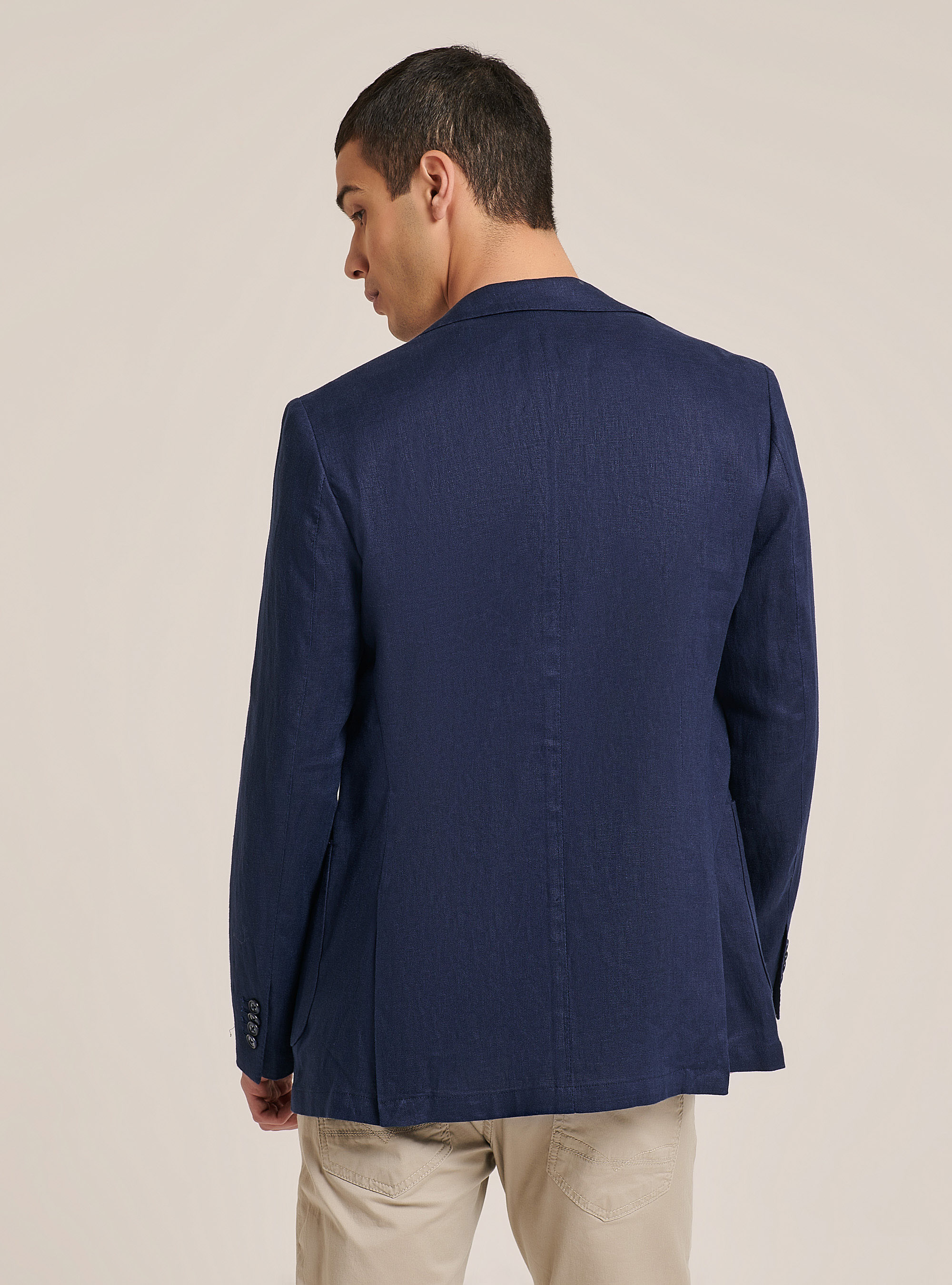 Linen Jacket, C2229 BLUE