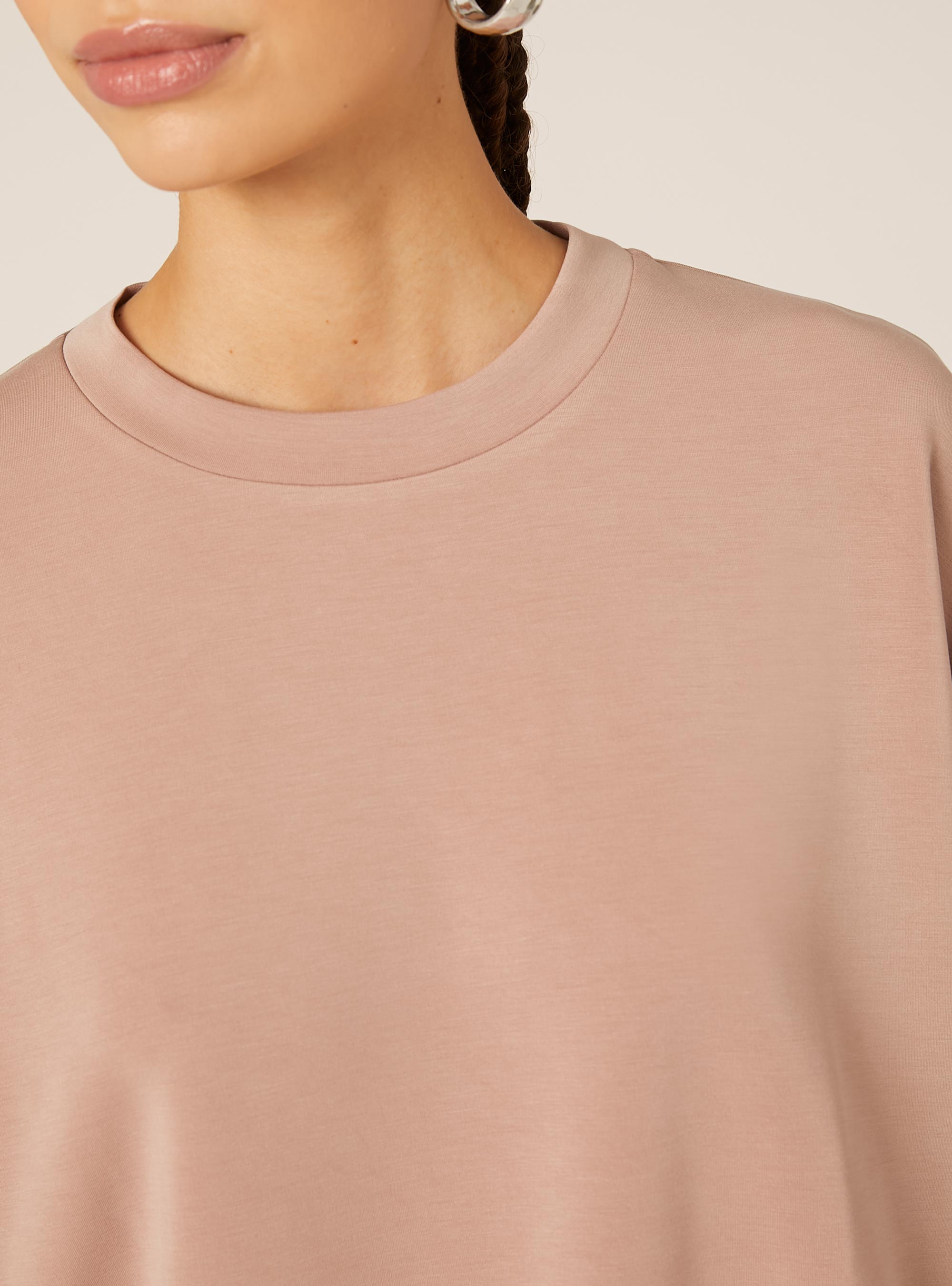 Soft touch sweatshirt, PK2 PINK MEDIUM