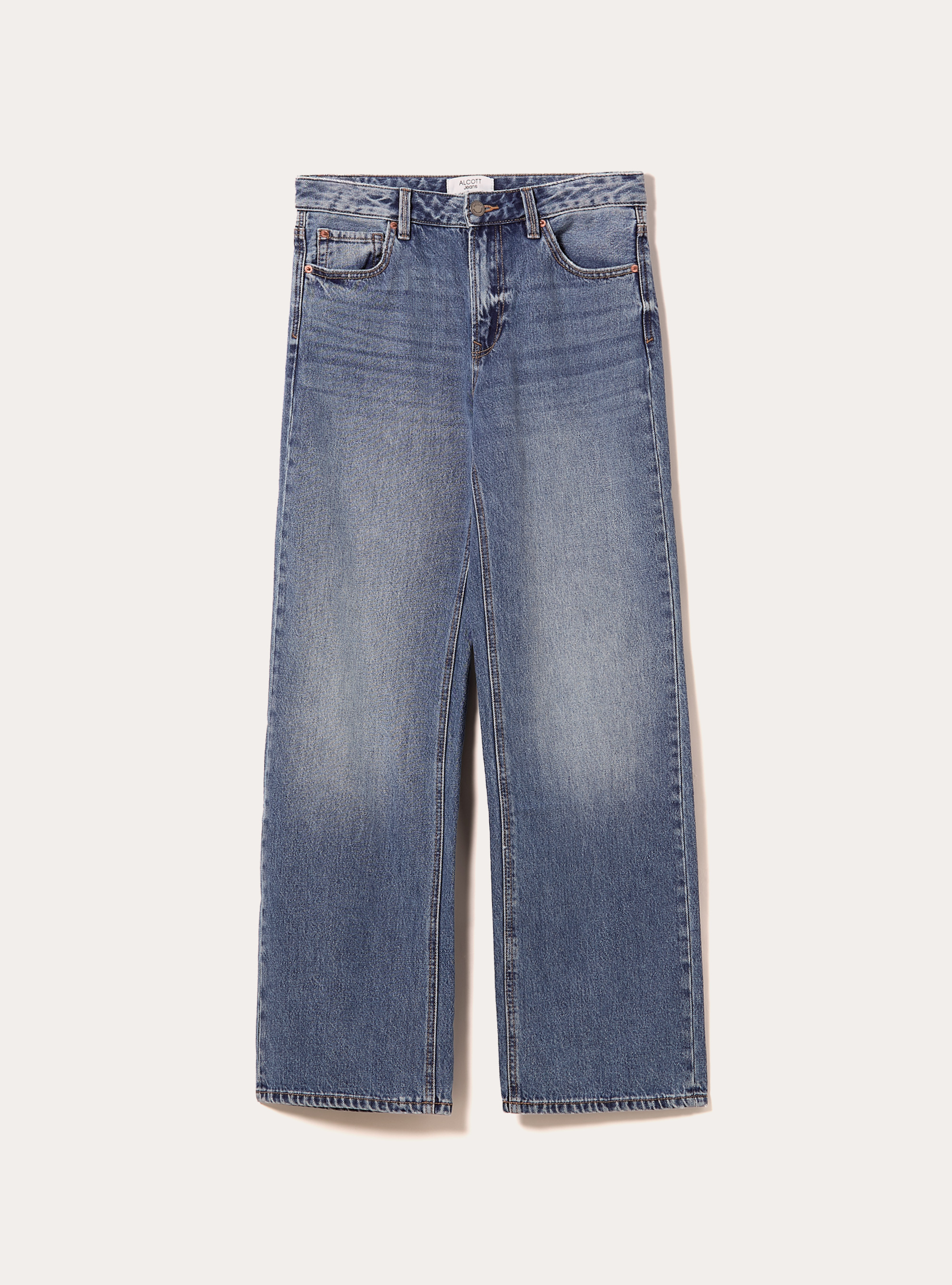 Straight fit jeans, D003 MEDIUM BLUE