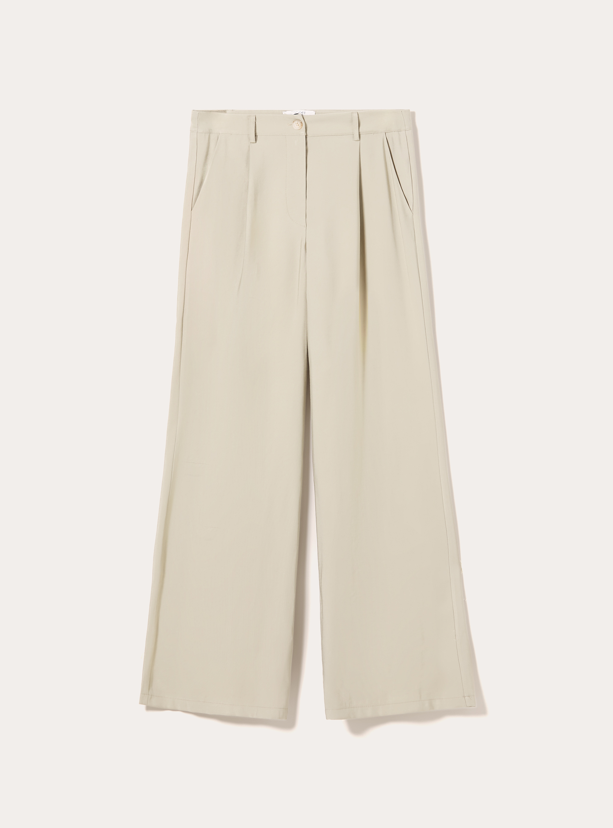 Pantalon large avec pence, BG2 BEIGE MEDIUM