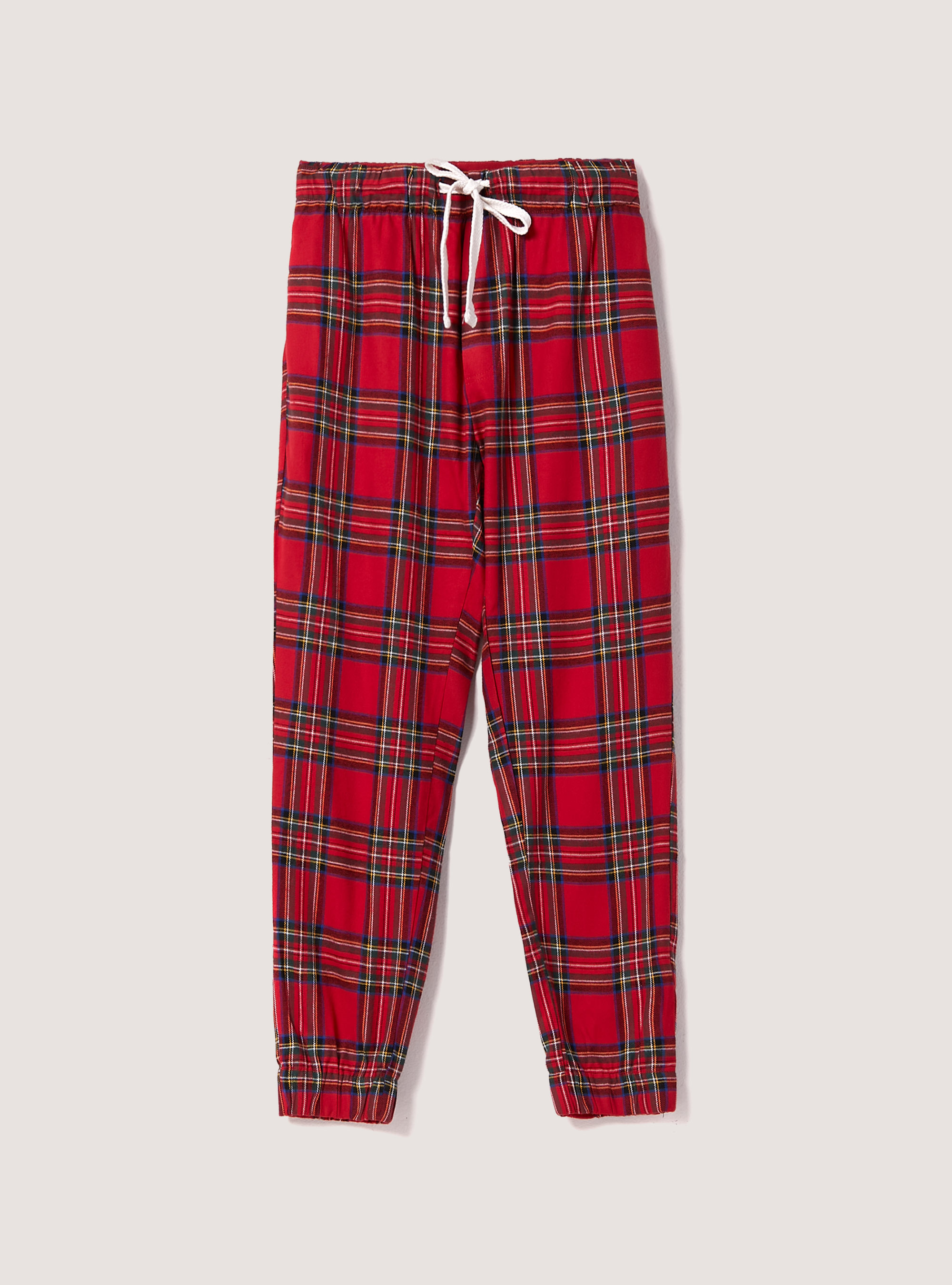 Tartan pyjama trousers