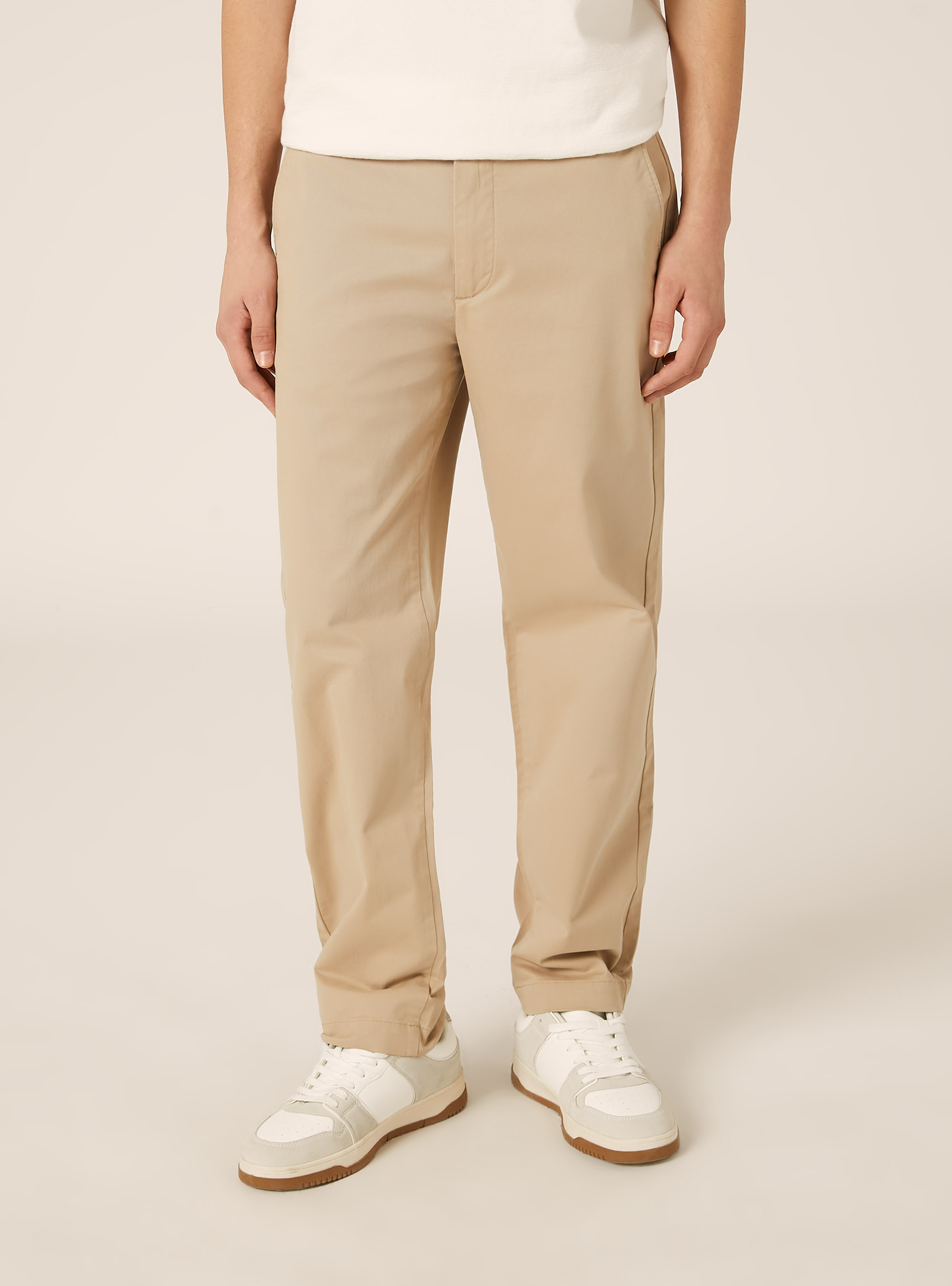 Slim fit chino trousers, BG2 BEIGE MEDIUM