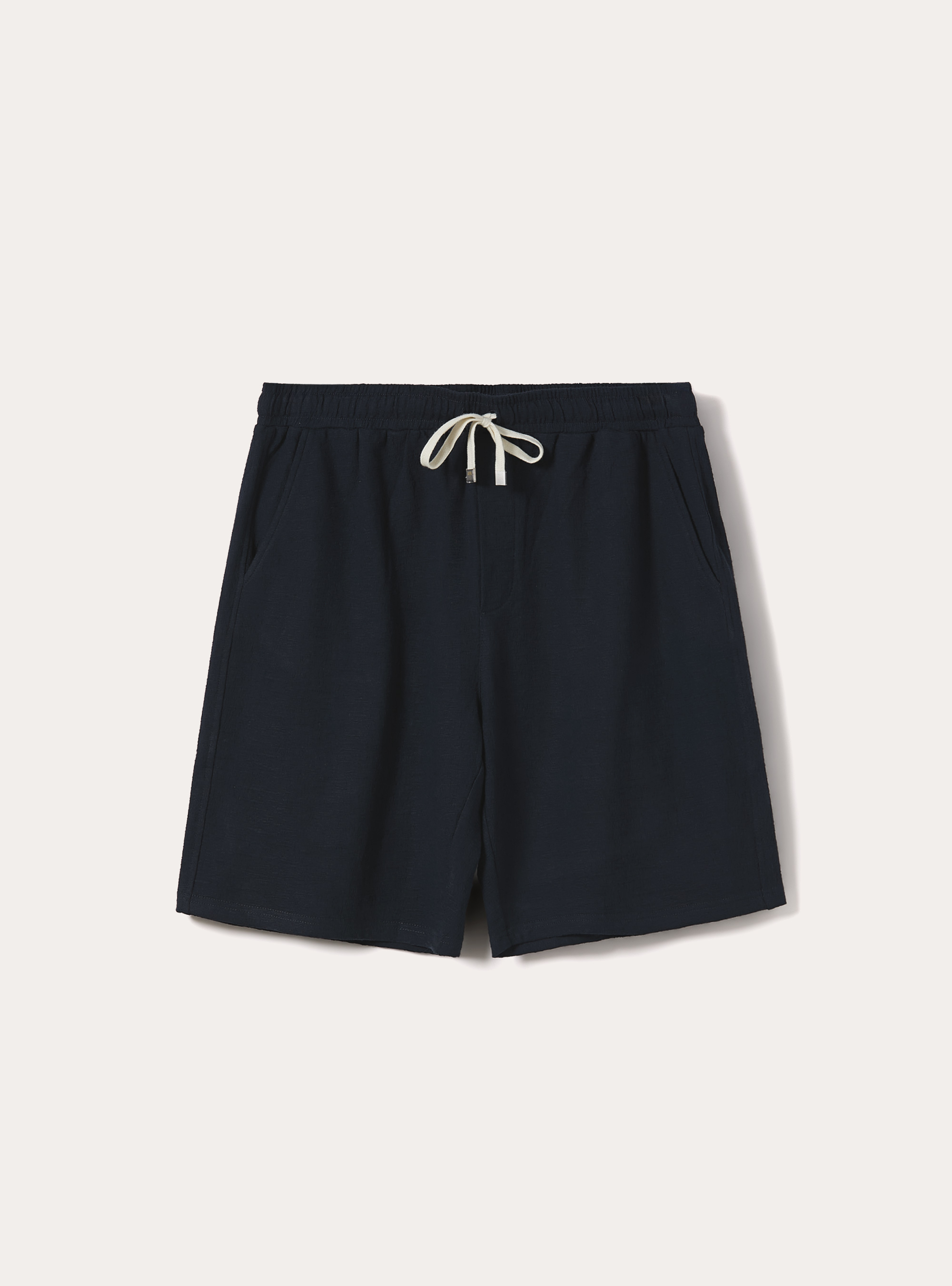 Bermuda in jersey texture regular fit, NA1 NAVY DARK