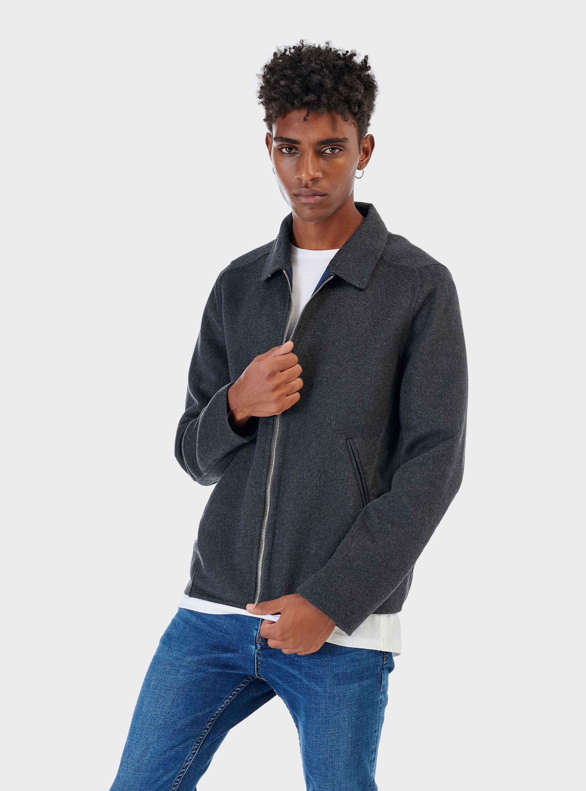 Blouson sans doublure, C115 GREY