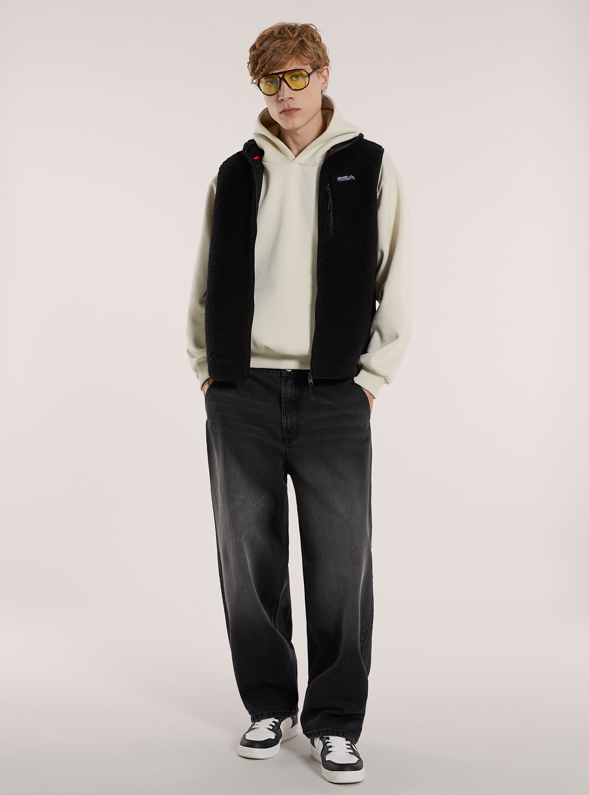 Teddy sleeve with contrasting details, BK1 BLACK