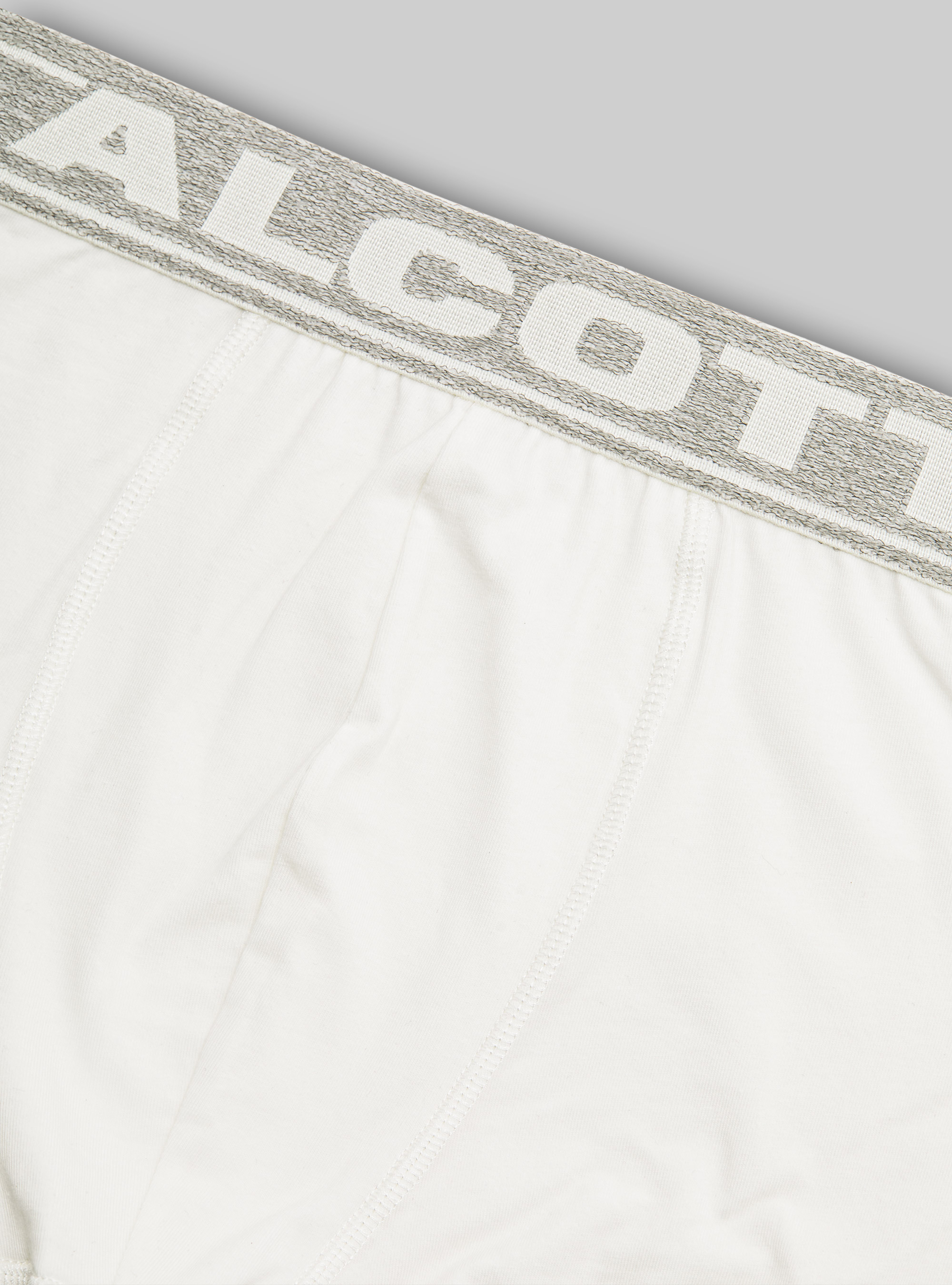 Stretch cotton boxer shorts with logo, WH1 OFF WHITE
