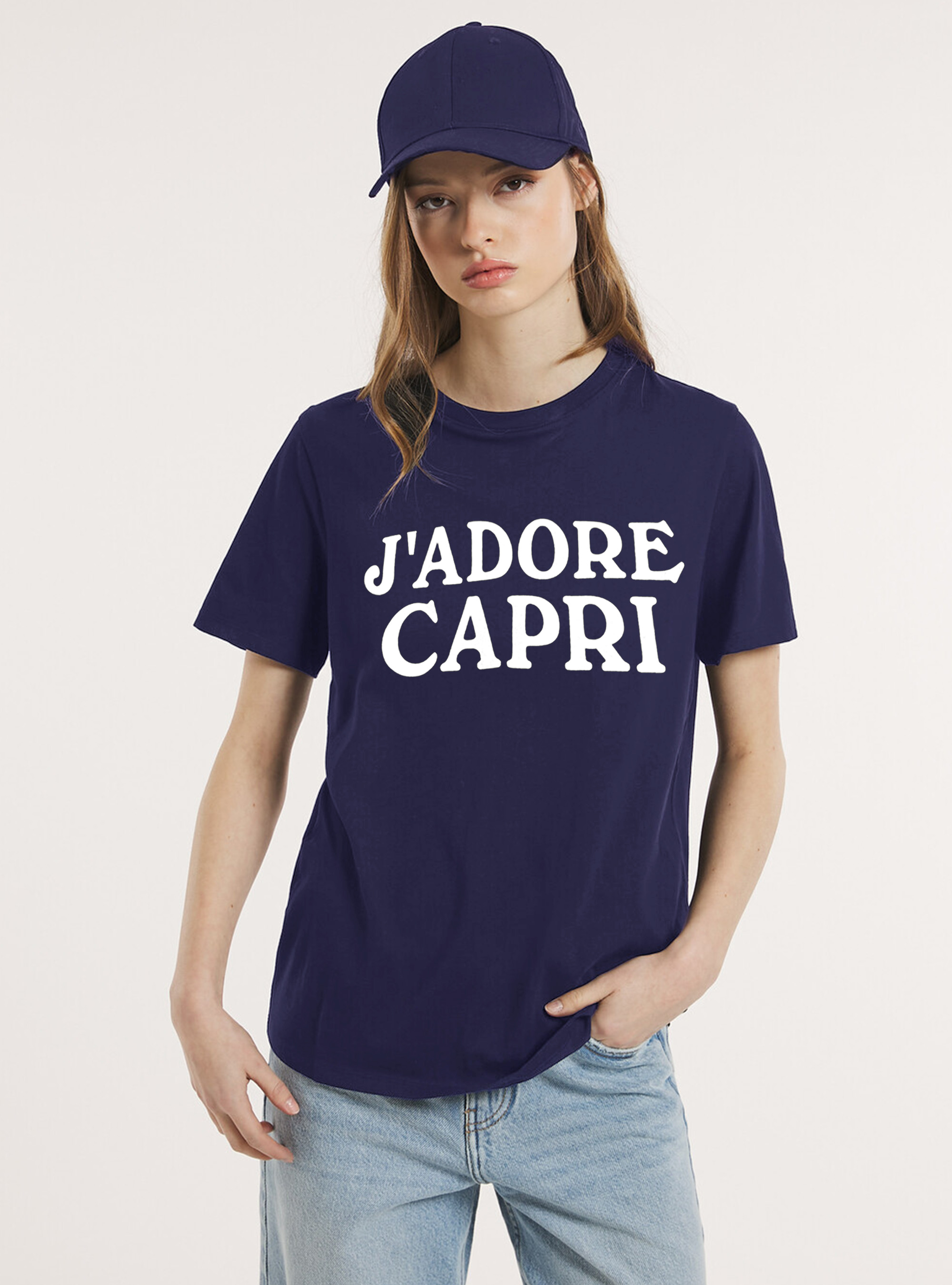 Capri Capsule Geschlechtsloses T-shirt, NA1 NAVY DARK