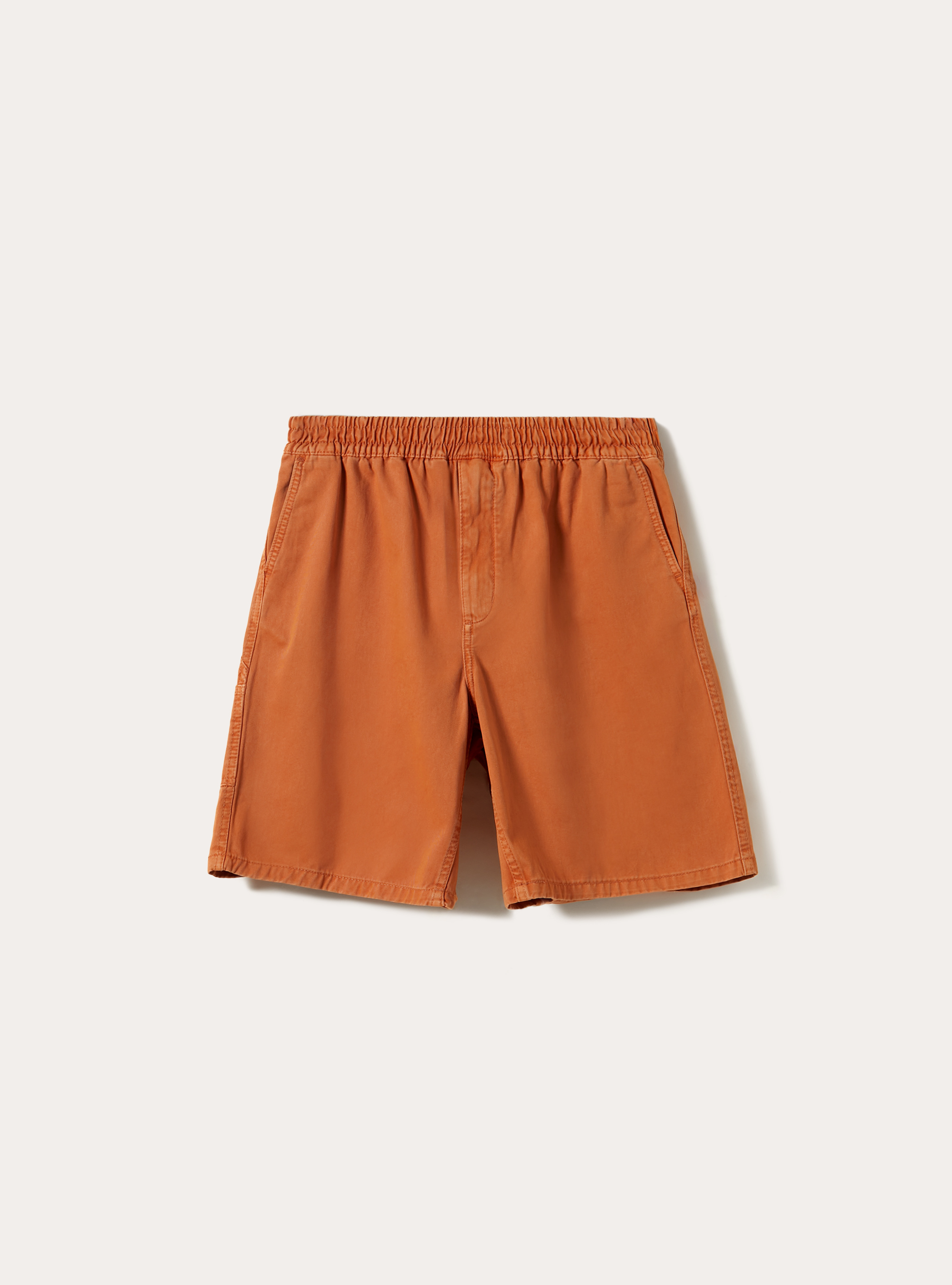 Carpenter Bermuda shorts with elasticated waist, OR2 ORANGE MED.