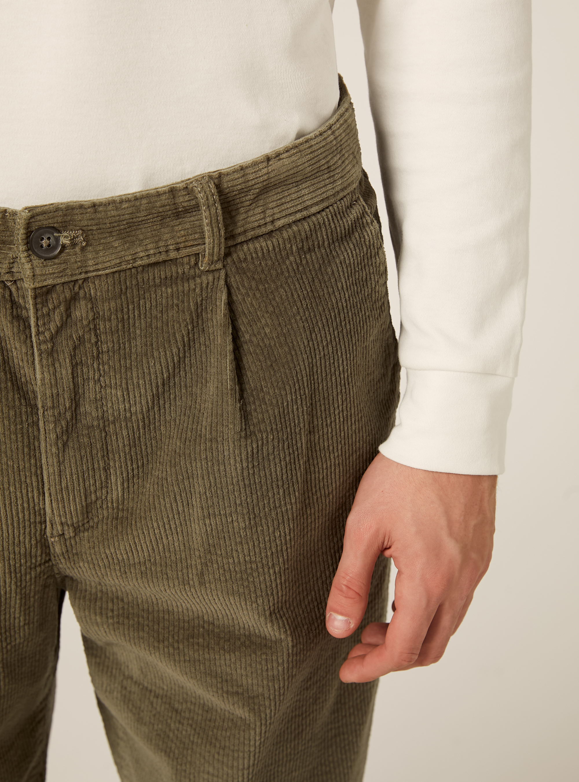 Pantalon en velours cotel&eacute;, KY2 KAKY MEDIUM