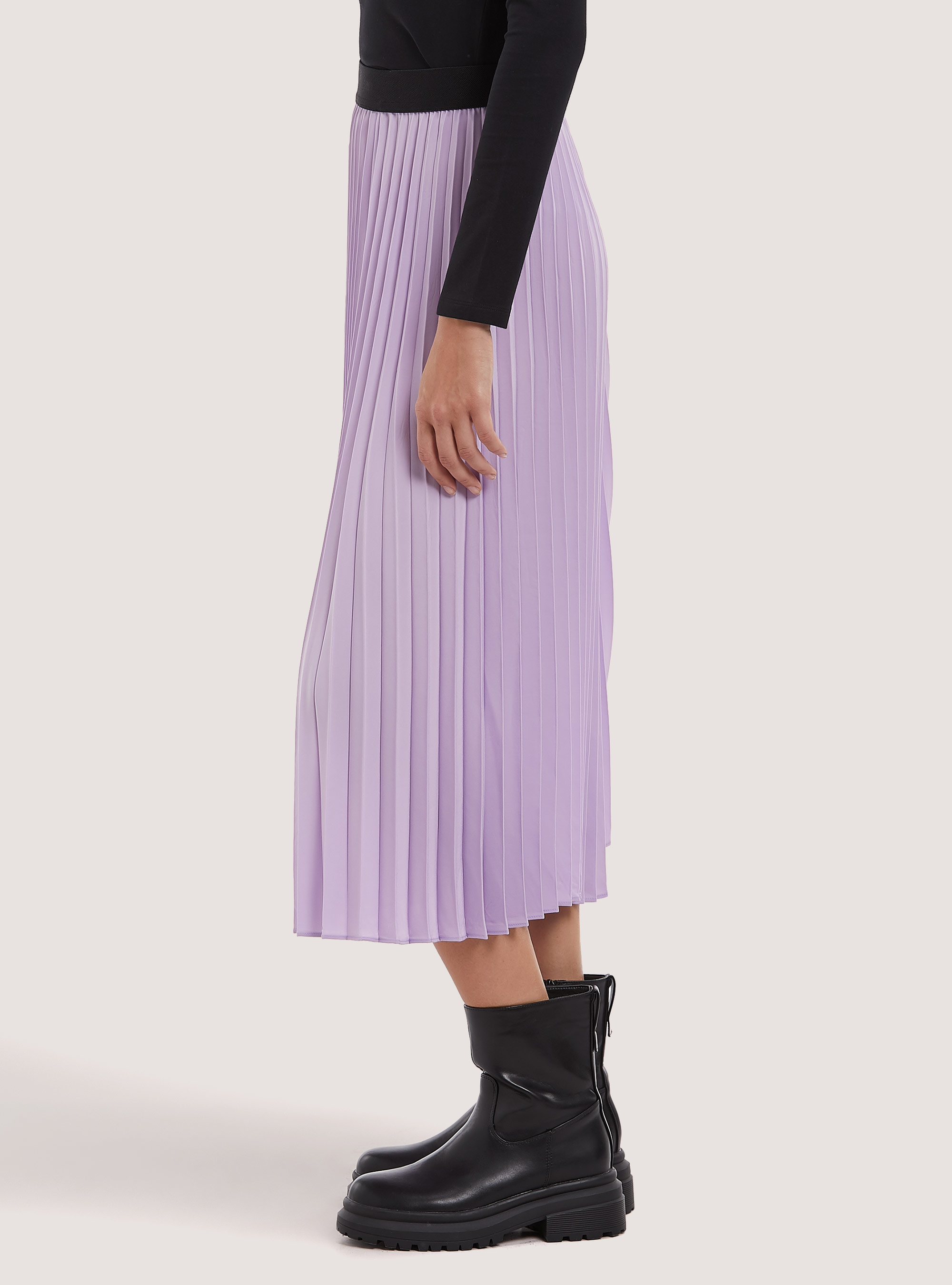 Pleated midi skirt, LC2 LILLAC MEDIUM