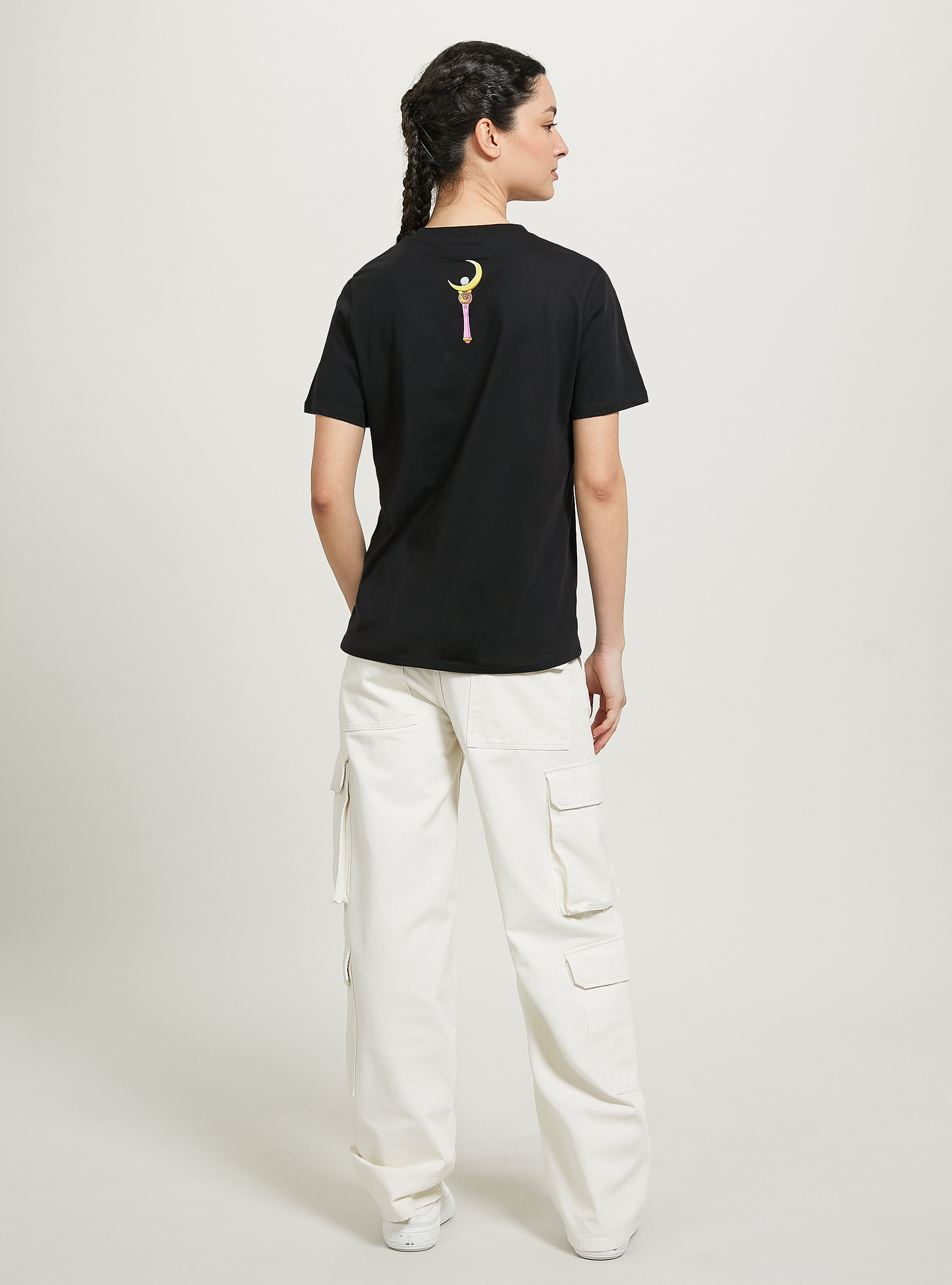 Sailor Moon / Alcott T-shirt, BK1 BLACK