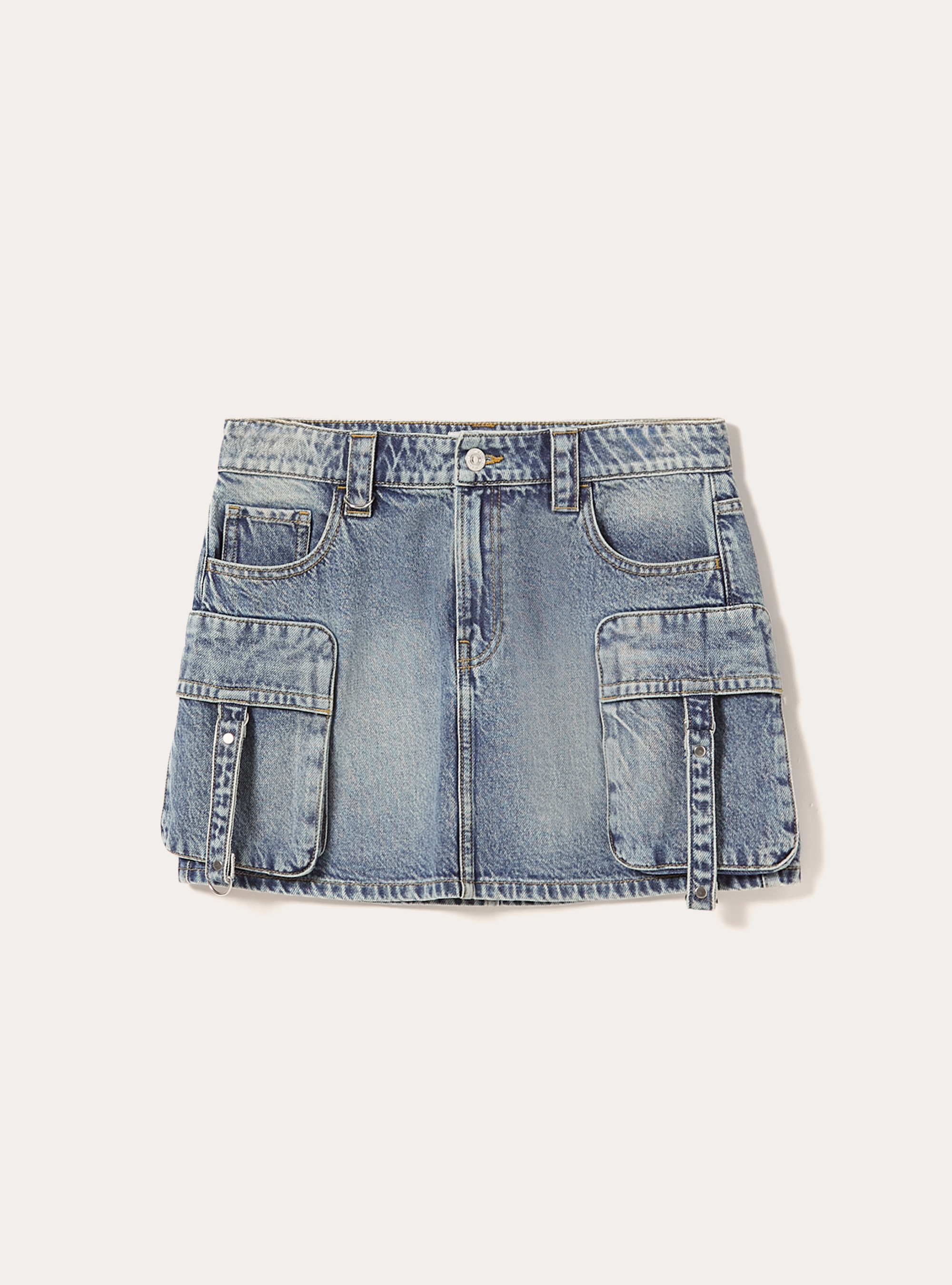【NONCODE】Amo Cargo denim string skirt Denim cargo skirt with ties | Alcott | Women's Skirts and Shorts