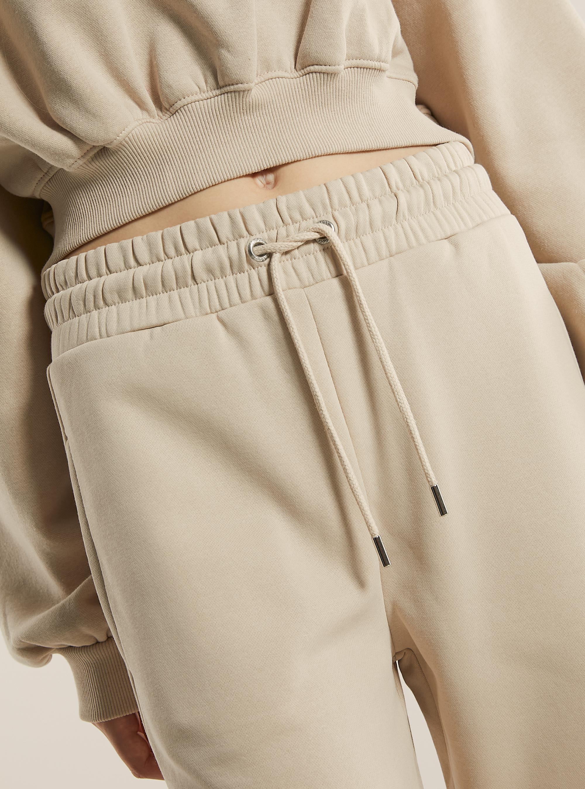 Plush jogger trousers, BG2 BEIGE MEDIUM