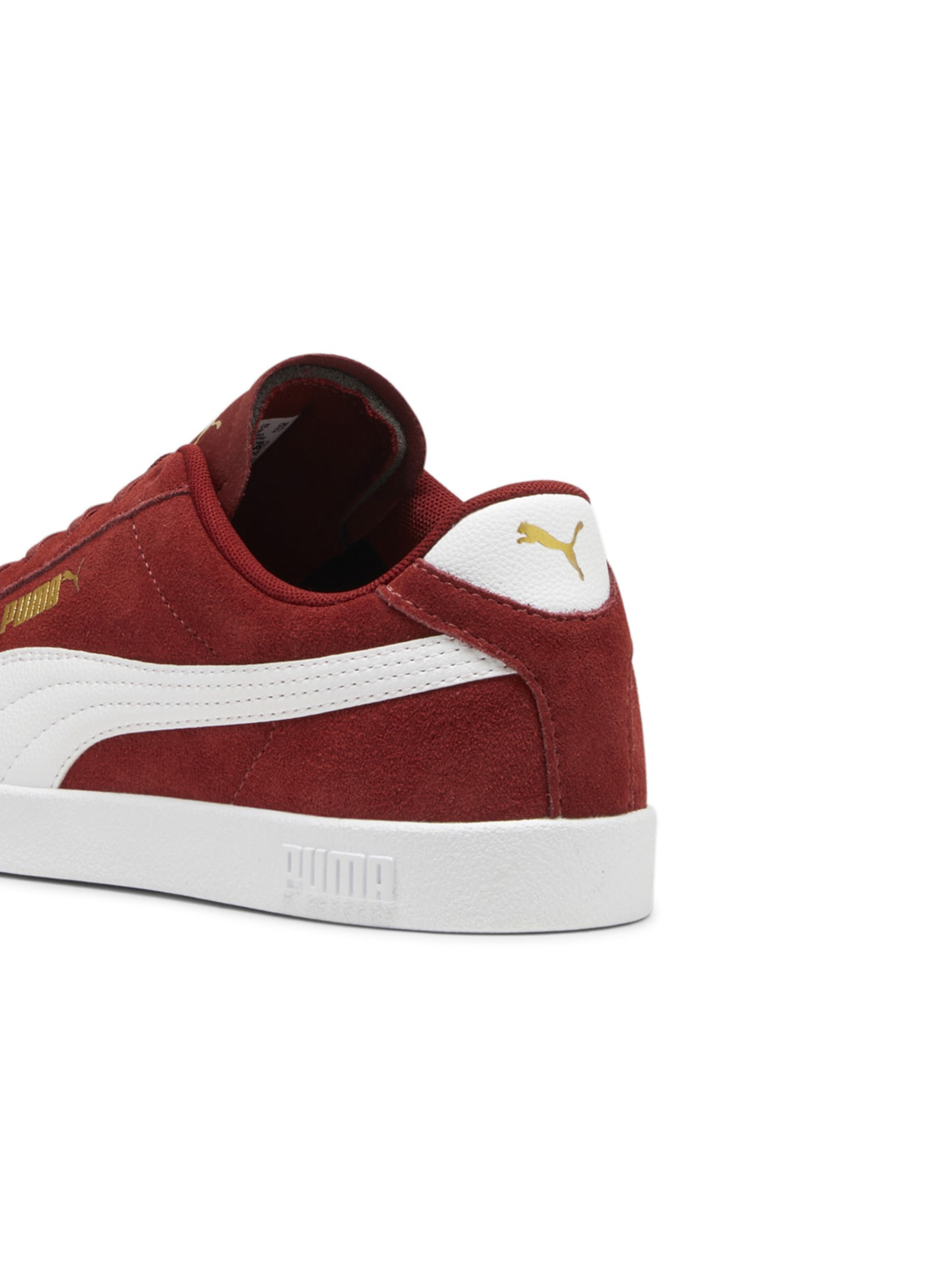 PUMA Club II Unisex Suede Sneakers, RD2 RED MEDIUM
