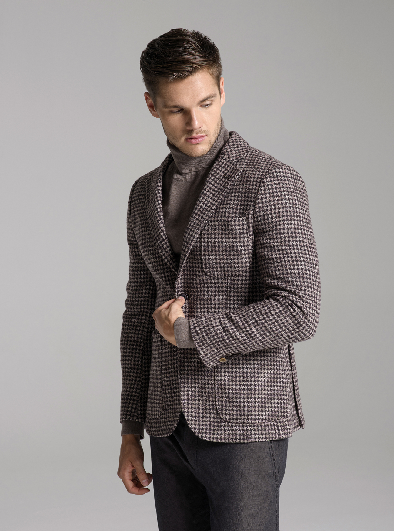 Giacca in lana, MARRONE