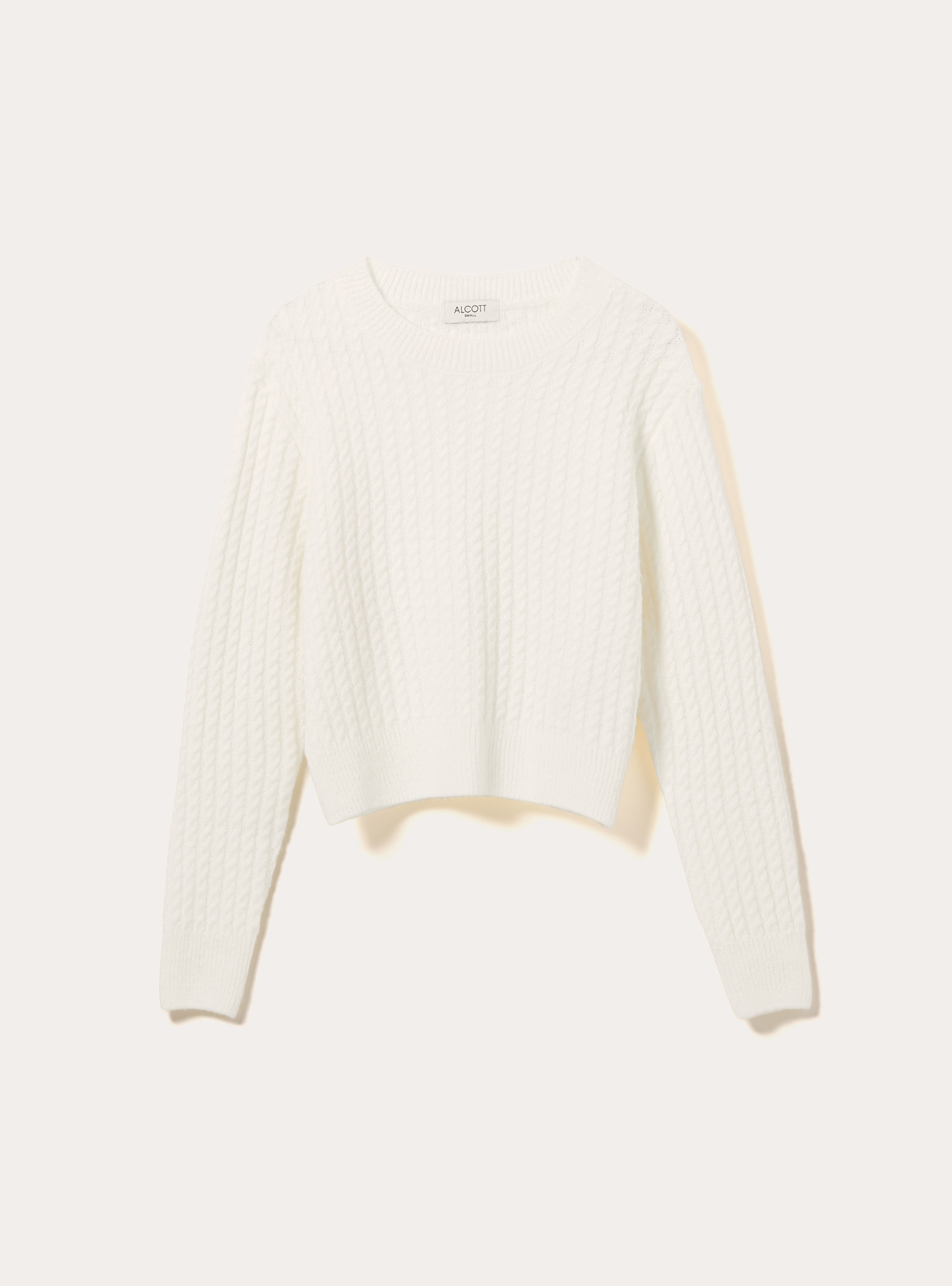 Maglia a trecce, WH2 WHITE