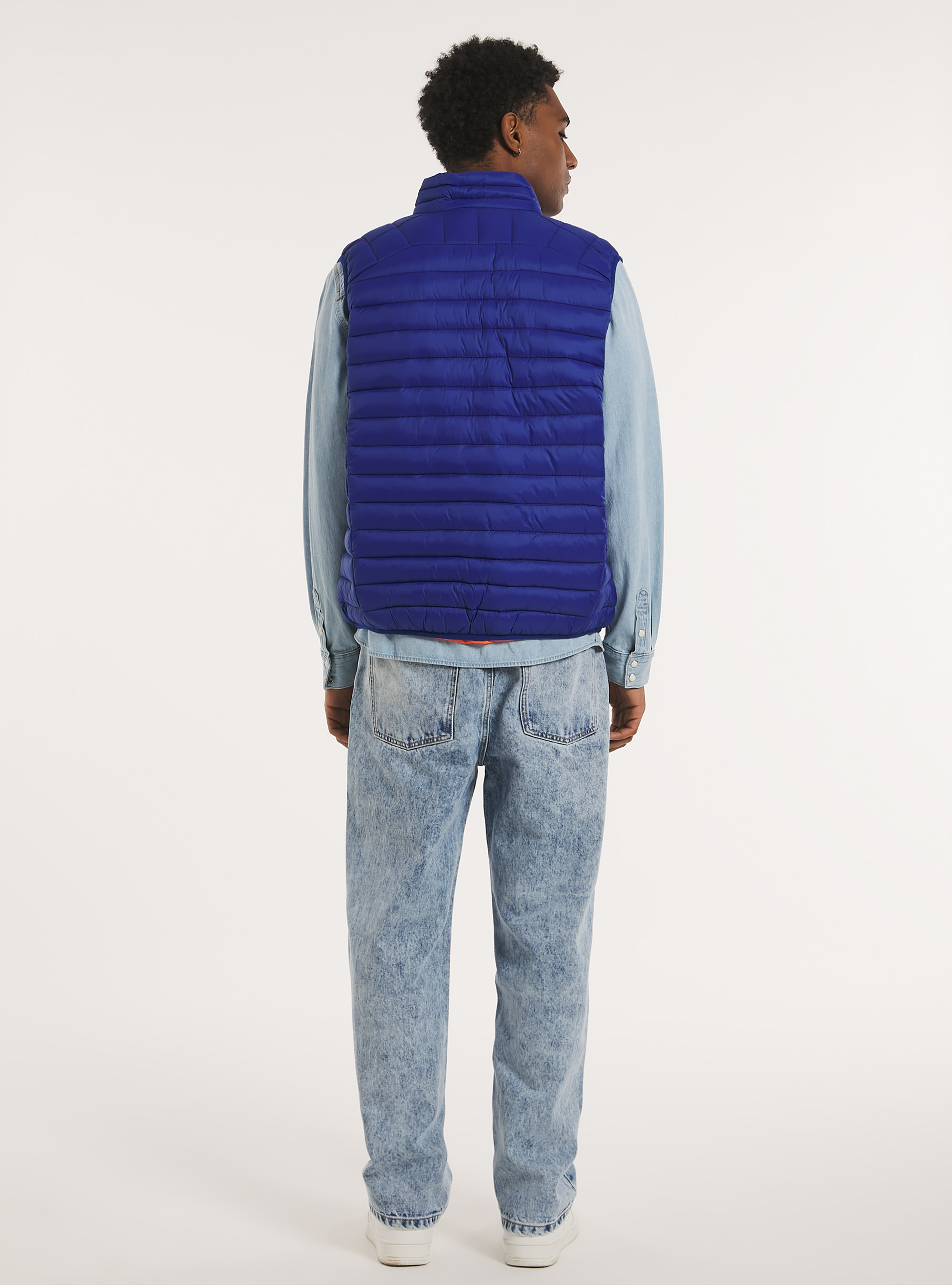 Manchon rembourré avec fermeture éclair contrastée, RY1 ROYALE DARK