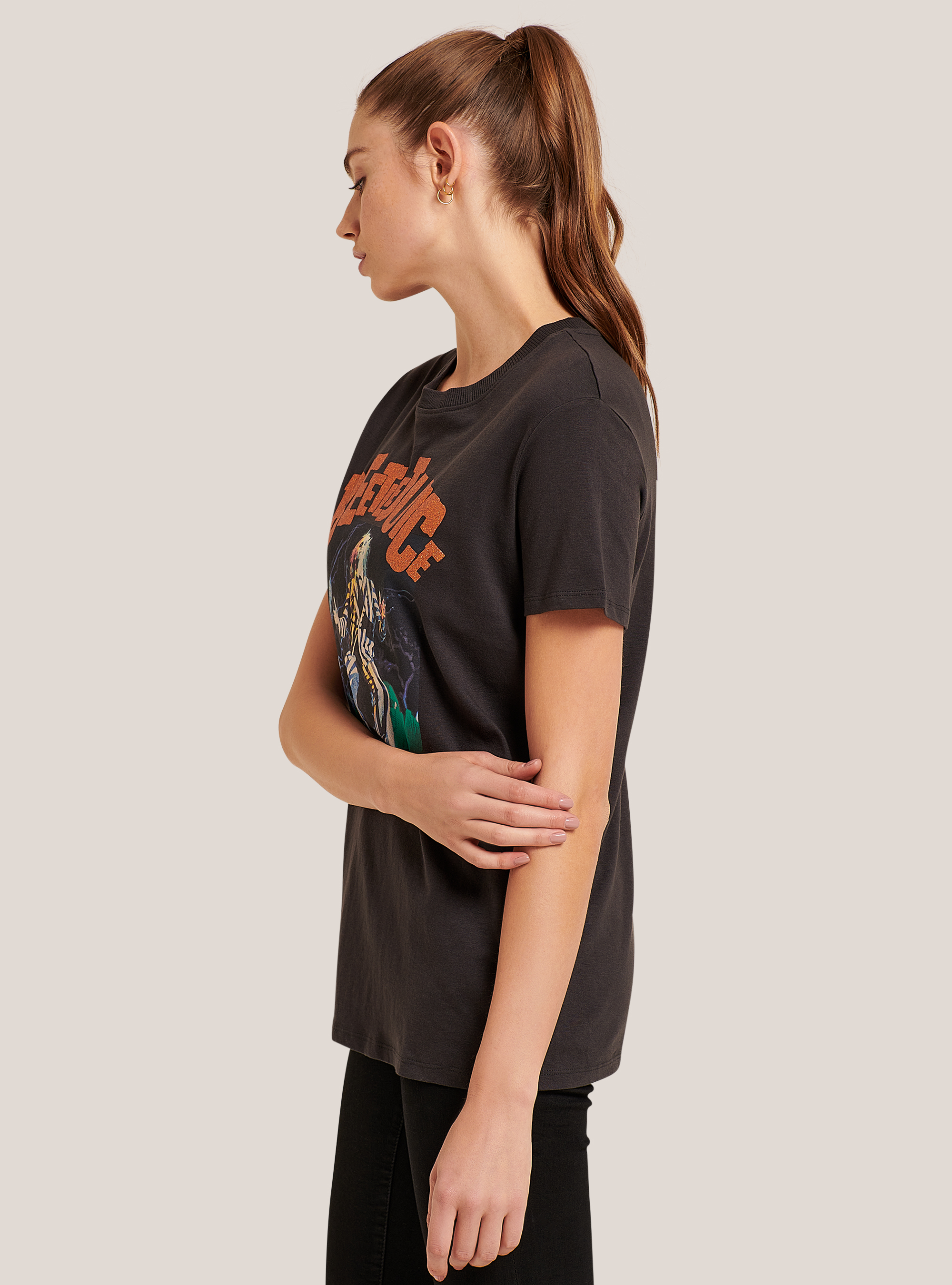 Camiseta Beetlejuice x Alcott, NEGRO