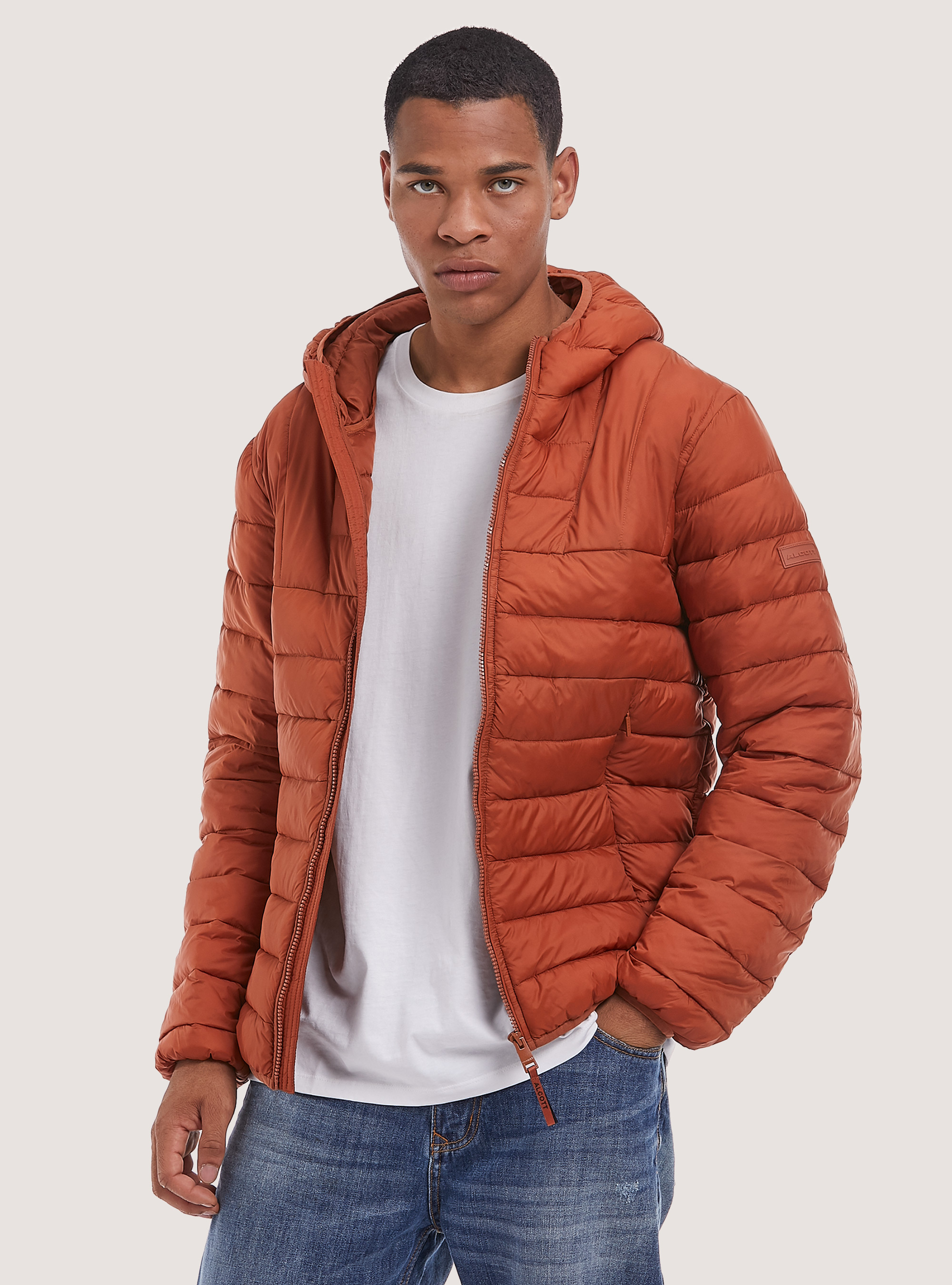 Jacket with recycled padding, OR2 ORANGE MED.