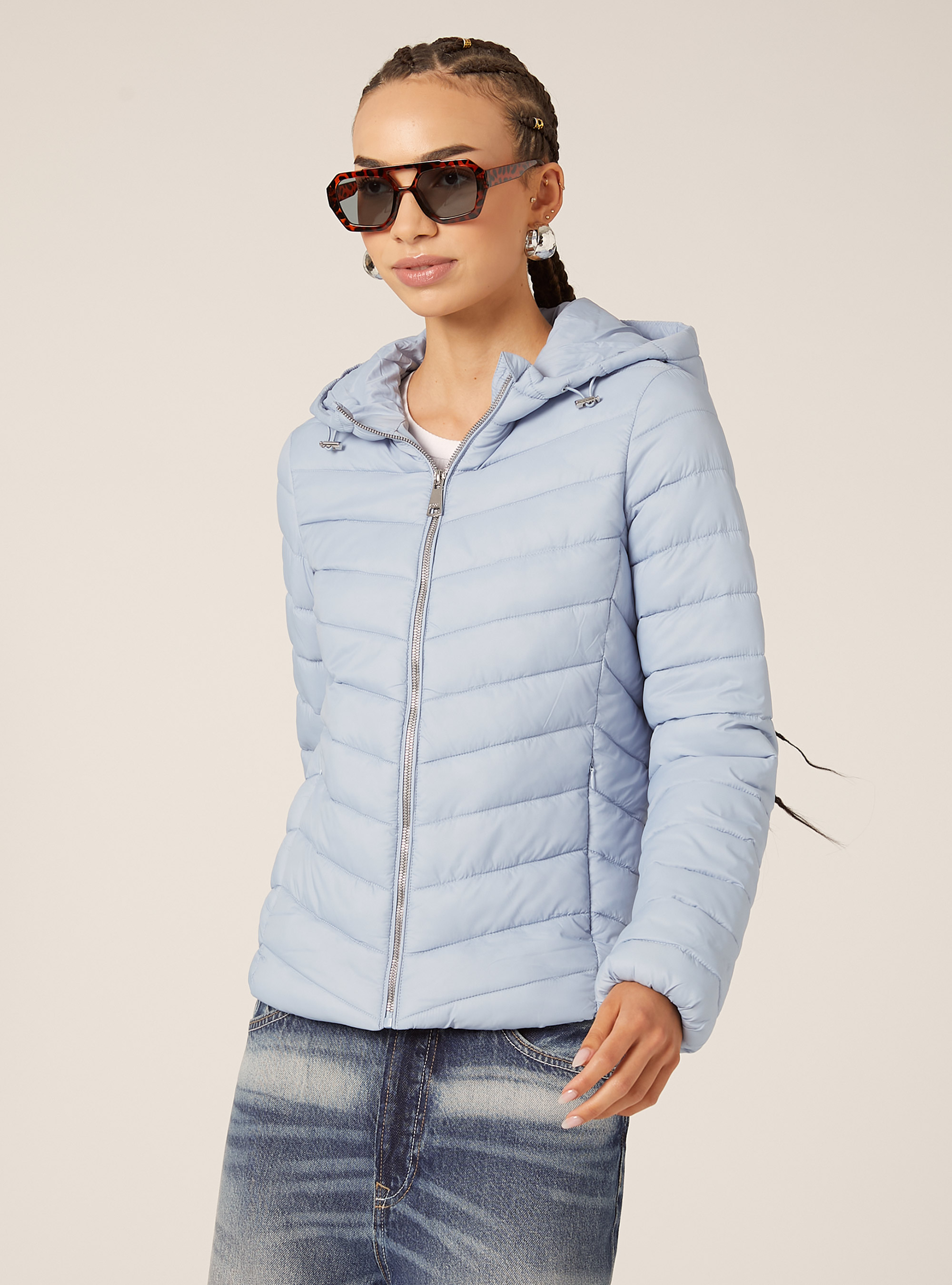 Jacket with recycled padding, AZ1 AZURE DARK