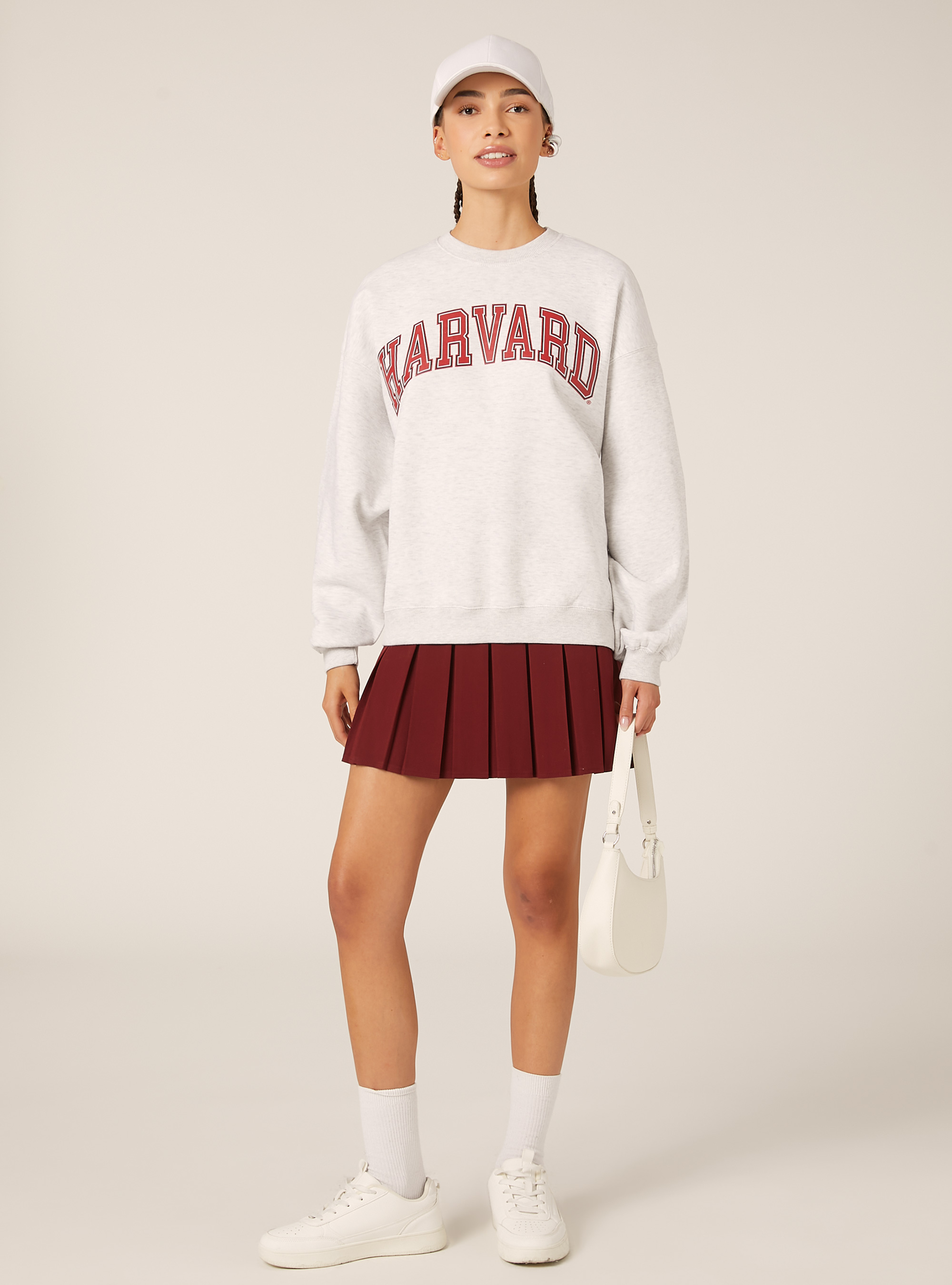 Harvard / Alcott Sweatshirt, MGY3 GREY MEL LIGHT